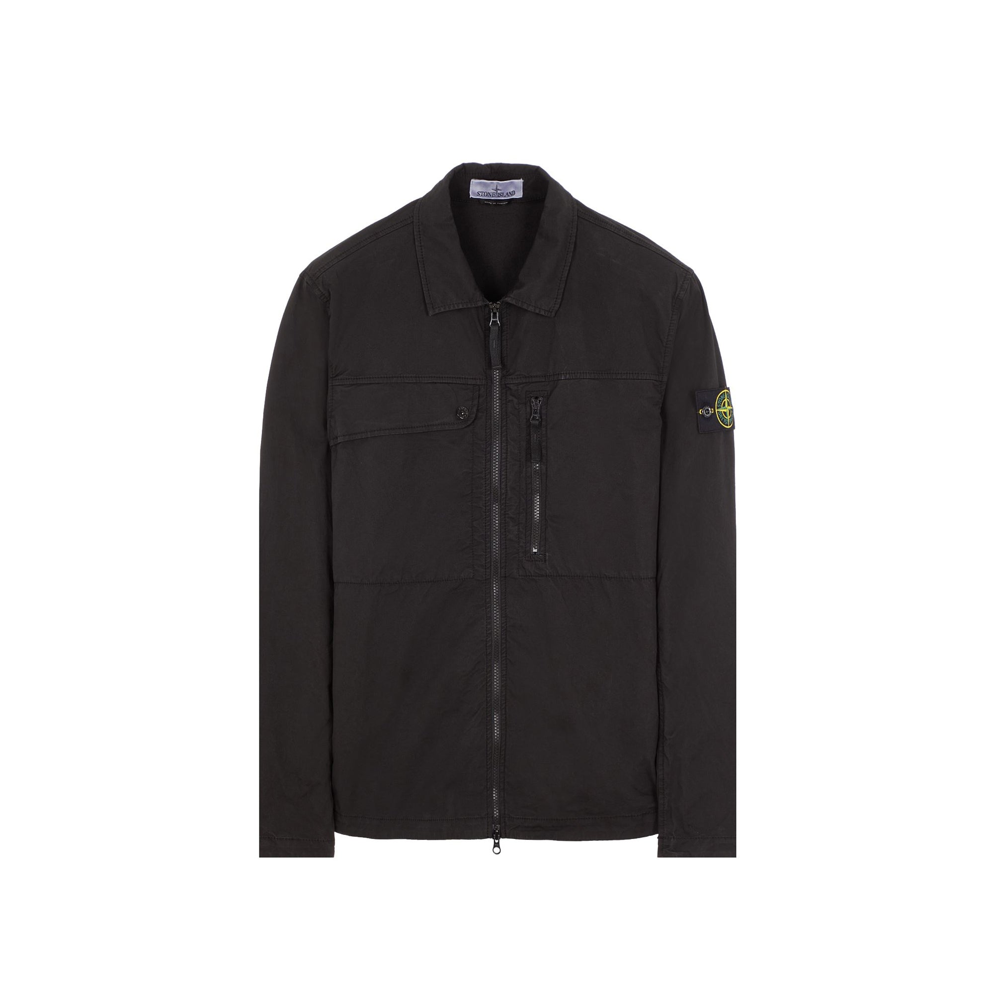 Stone Island Mens Supima Cotton Twill Stretch- TC Overshirt