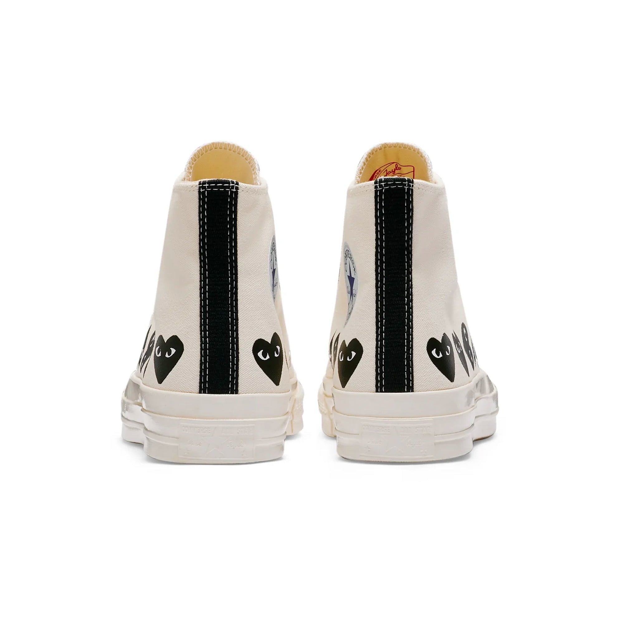 Comme des Garcons PLAY x Converse Chuck 70 Hi Multi Heart Shoes