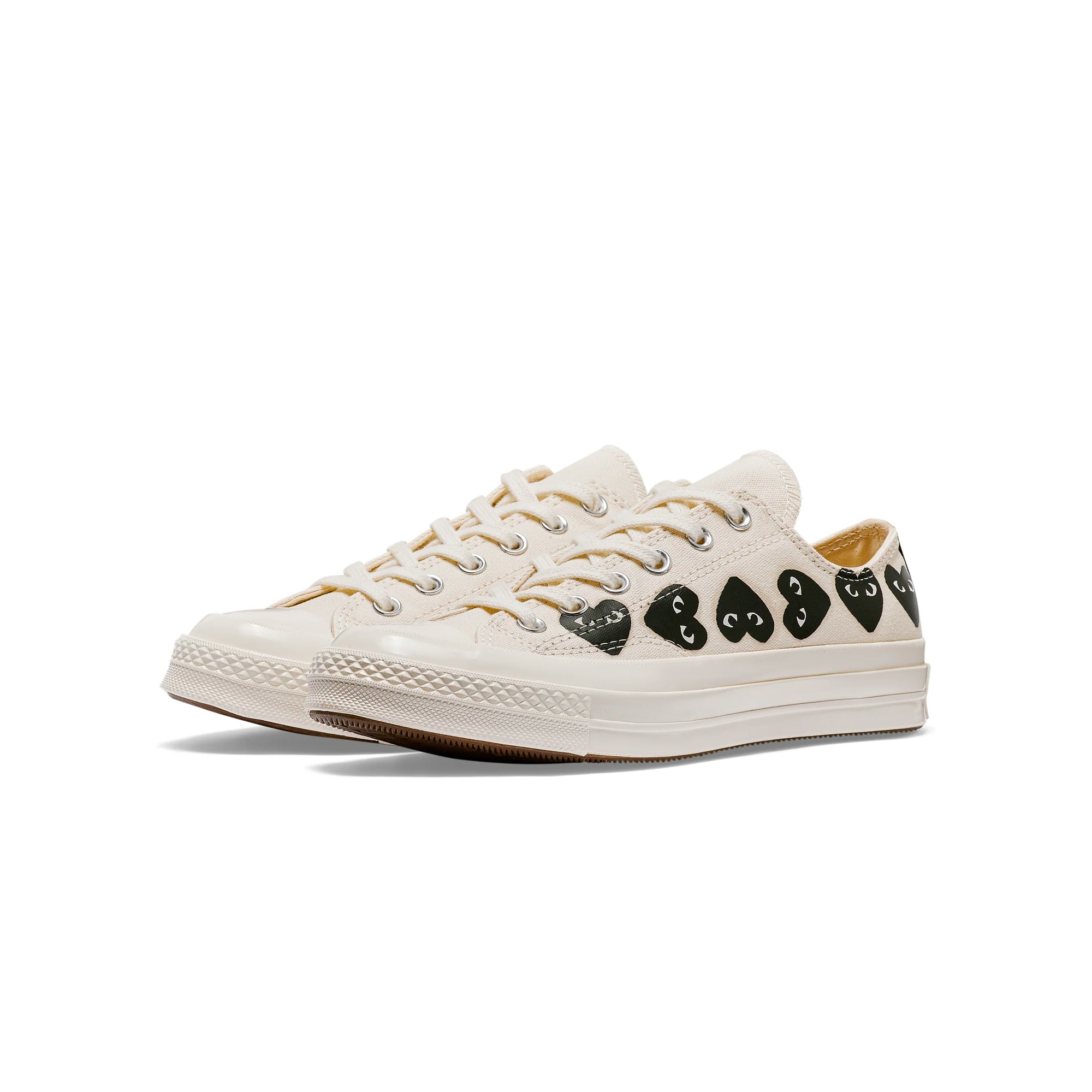 Comme des Garcons PLAY x Converse Chuck 70 Low Multi Heart Shoes