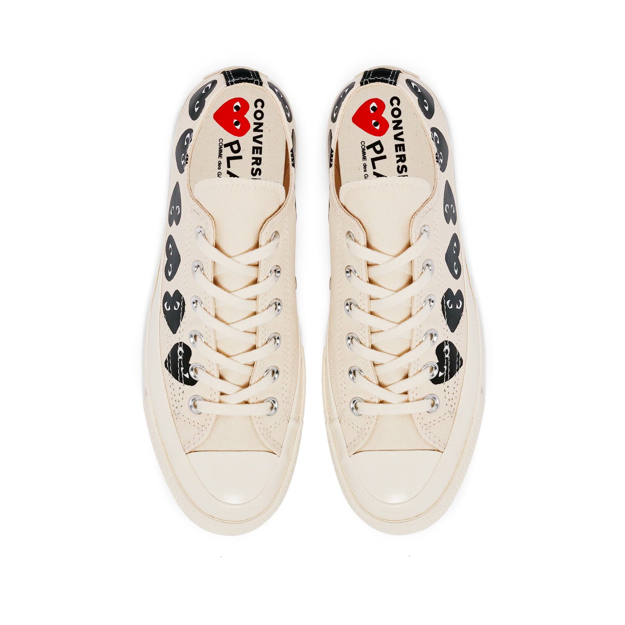 Comme des Garcons PLAY x Converse Chuck 70 Low Multi Heart Shoes