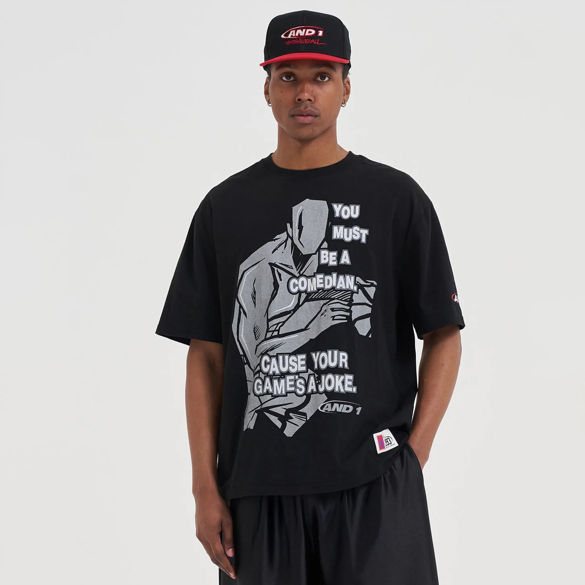 AND1 Mens Core Comedian Graphic Tee