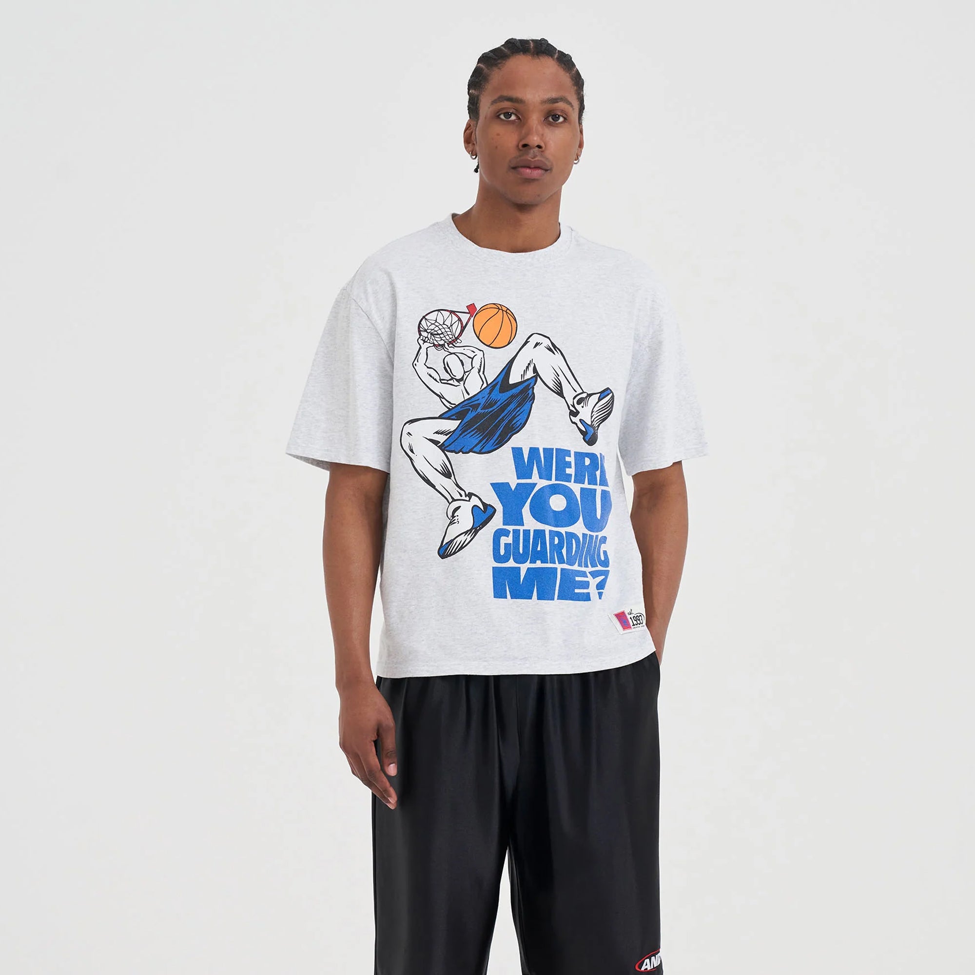 AND1 Mens Guarding Me Trash Talk Tee