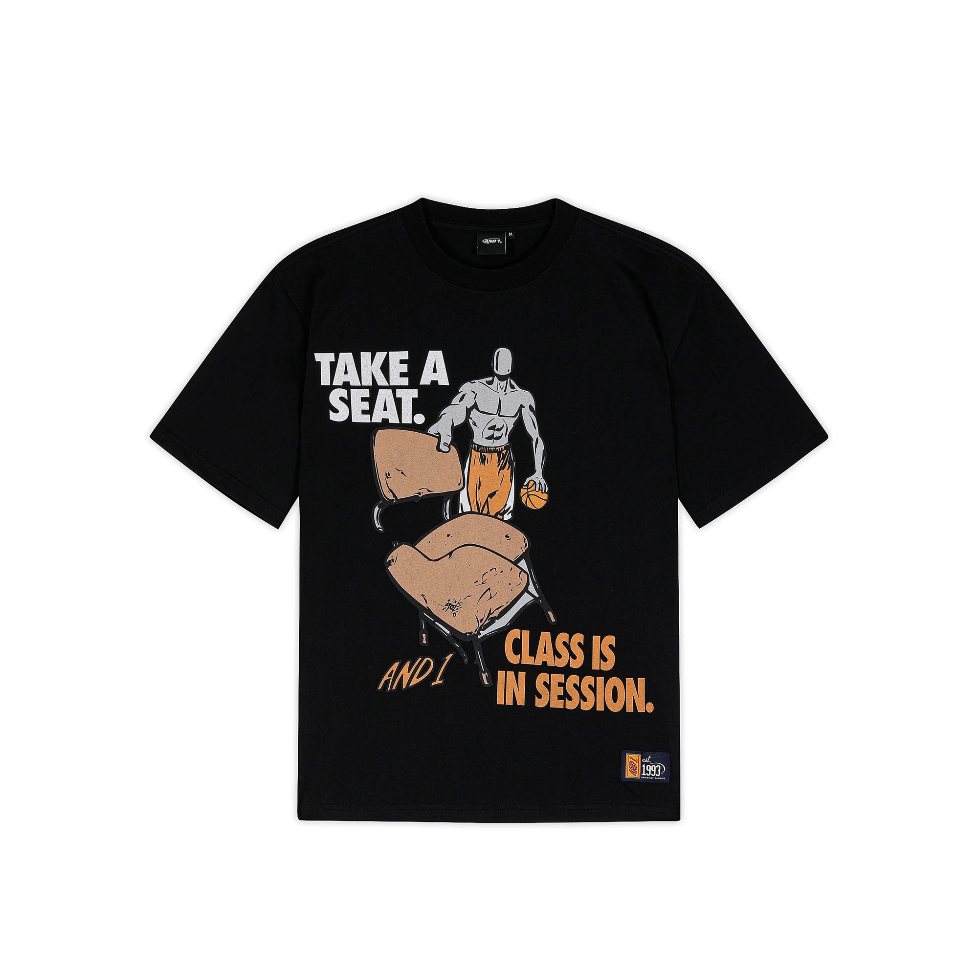 AND1 Mens Class is In Session Trash Talk Tee