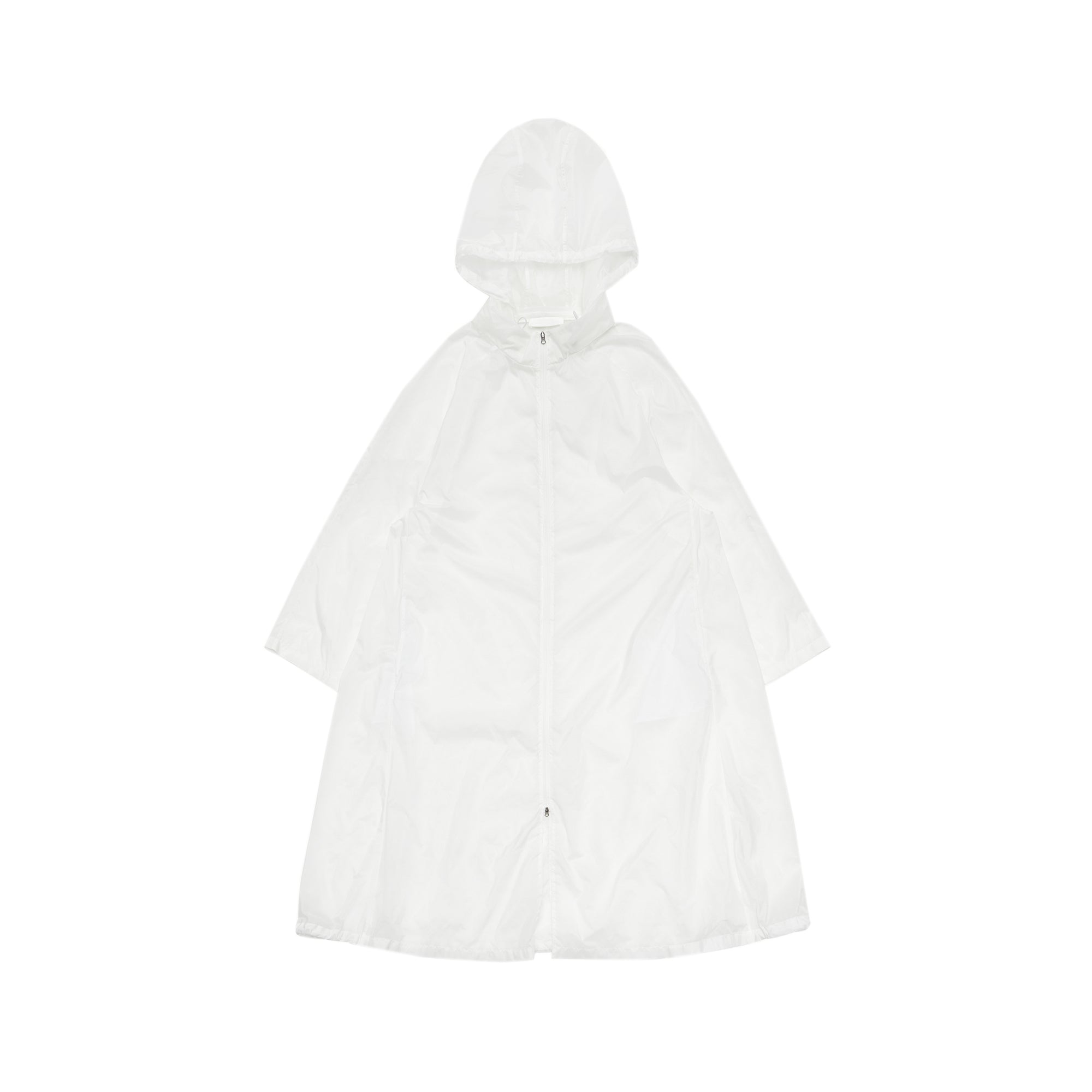Amomento Womens Sheer Nylon Hooded Coat