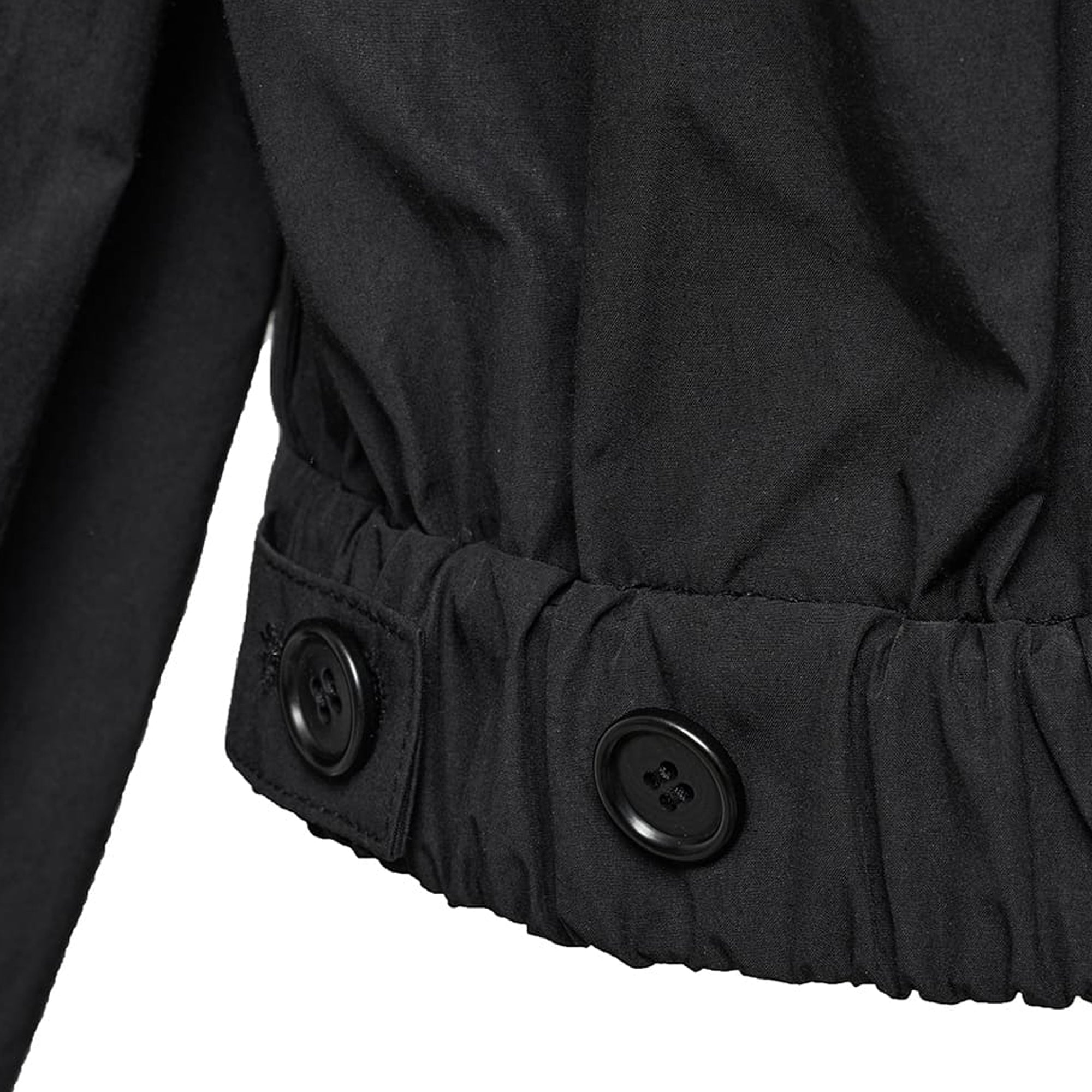 Amomento Womens Cropped Zip-Up Jumper