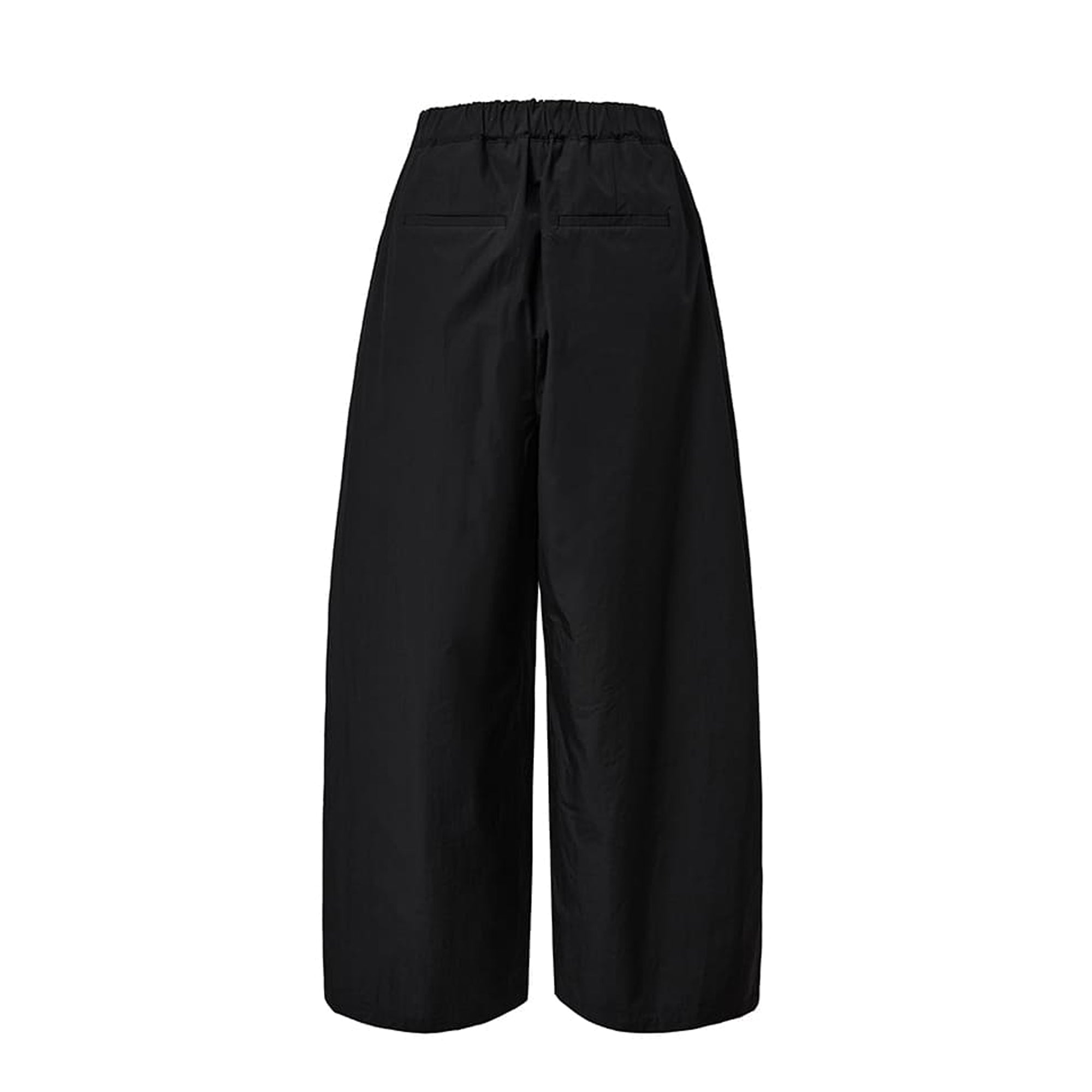 Amomento Womens Three Tuck Banding Pants