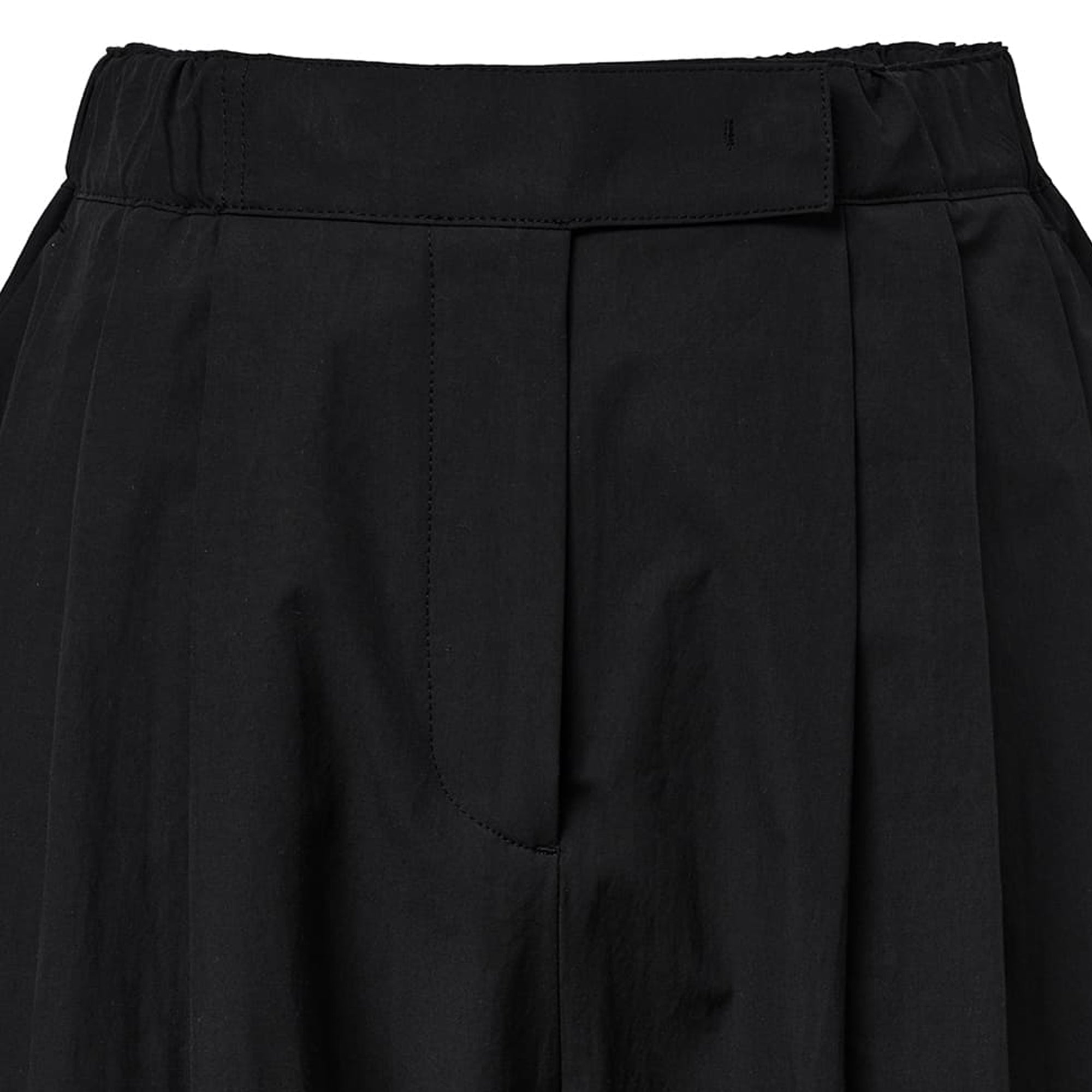 Amomento Womens Three Tuck Banding Pants