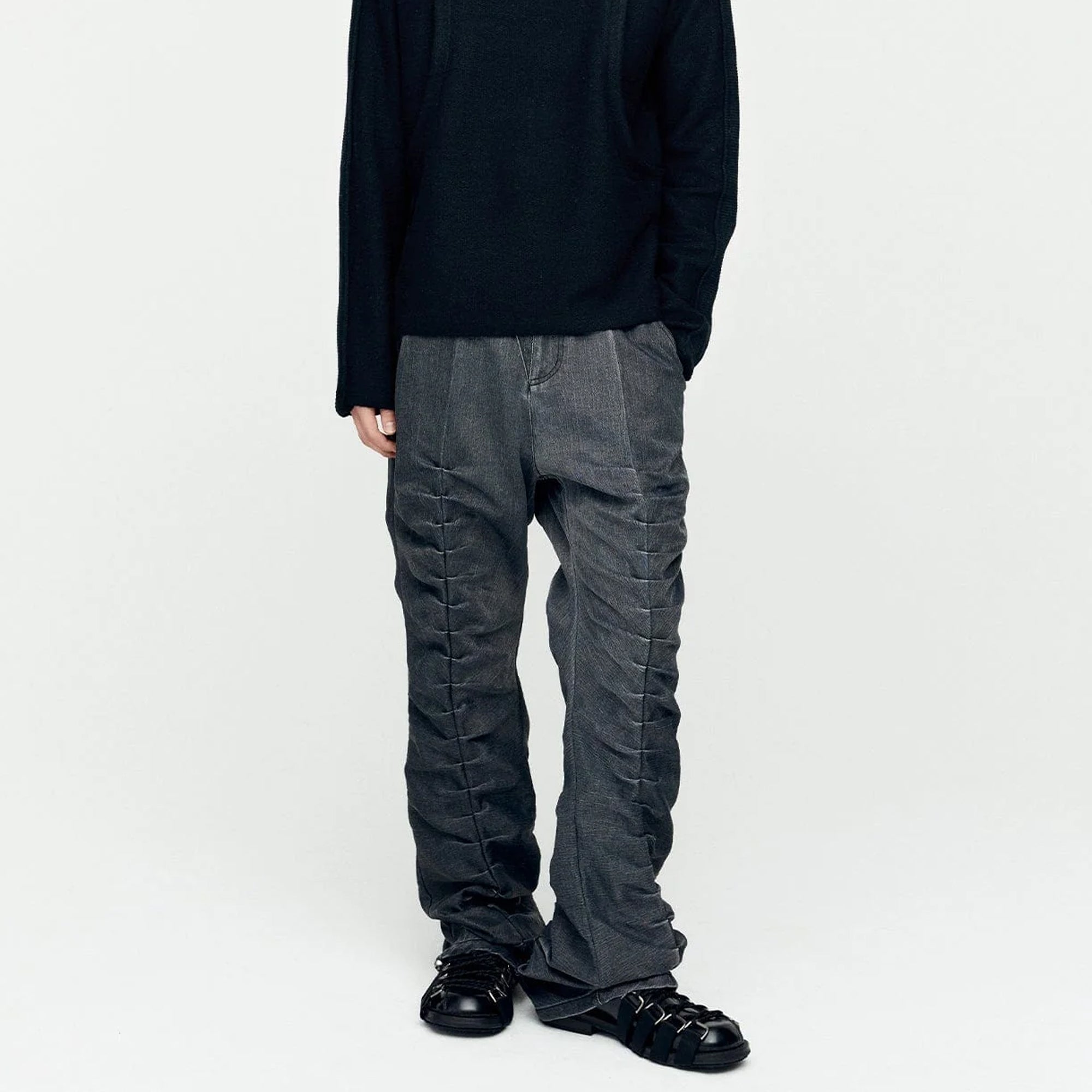 Andersson Bell Mens Rivoli Washed Tuck Pants
