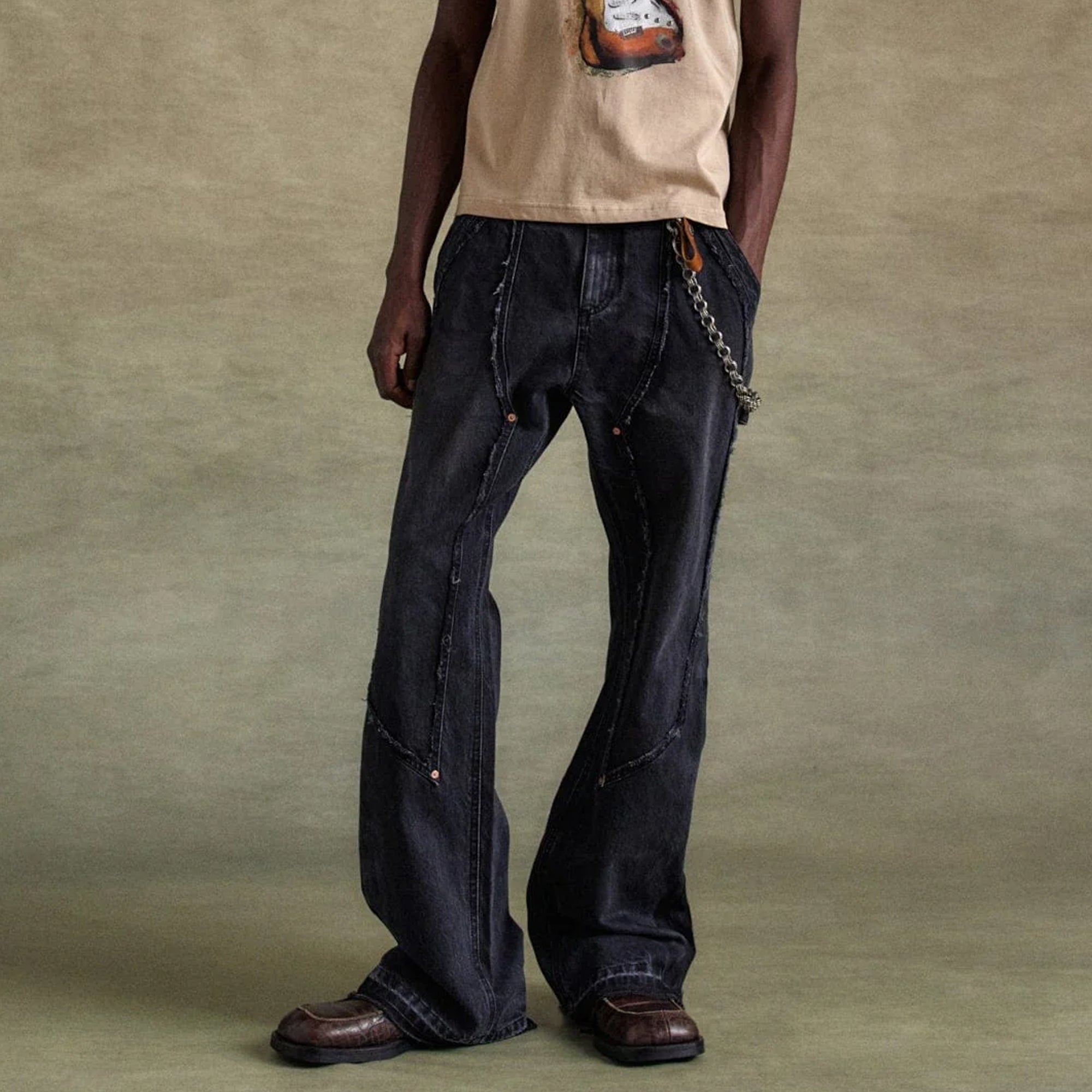 Andersson Bell Mens Rodeo Carpenter Wide Jeans