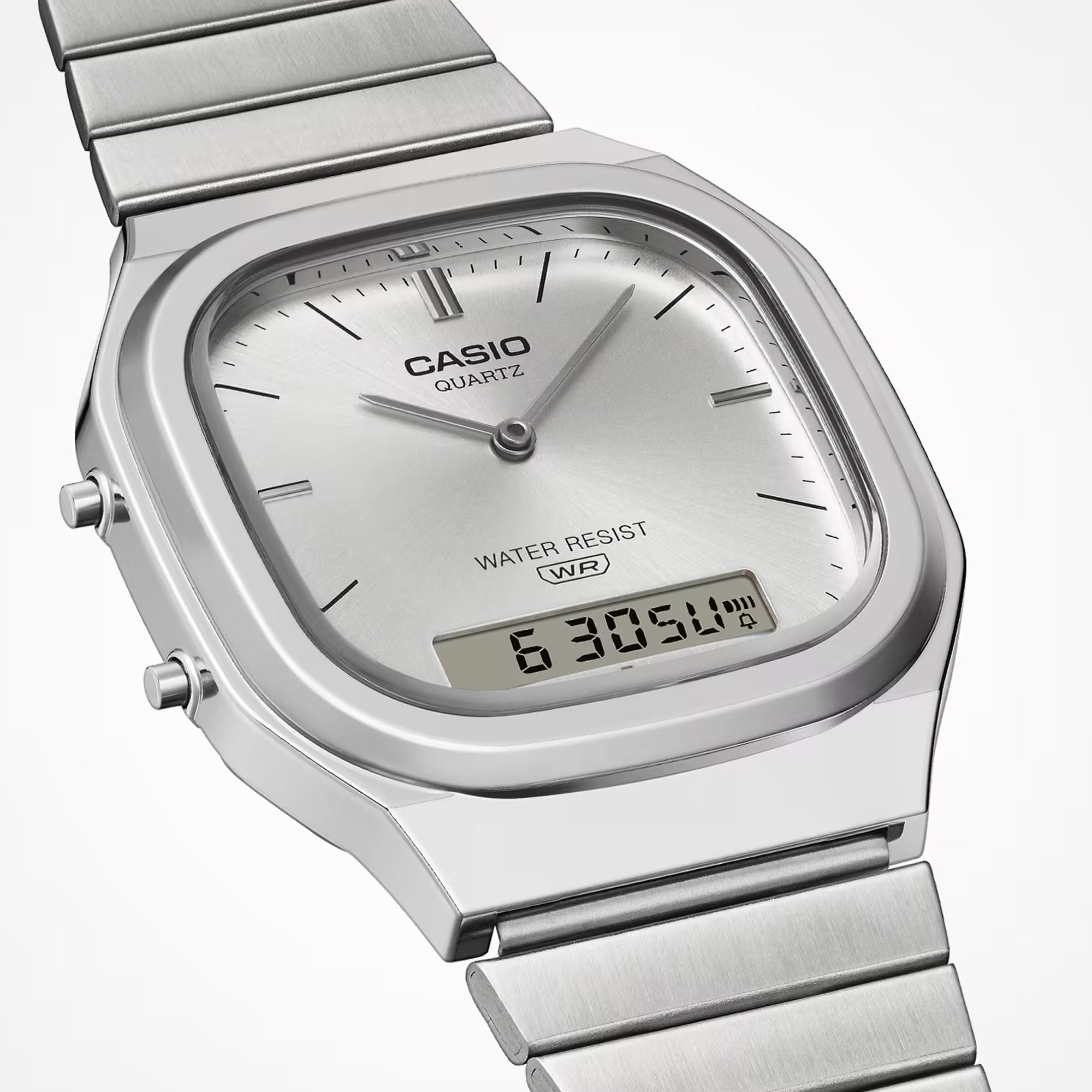 Casio Vintage Silver AQ240E Watch