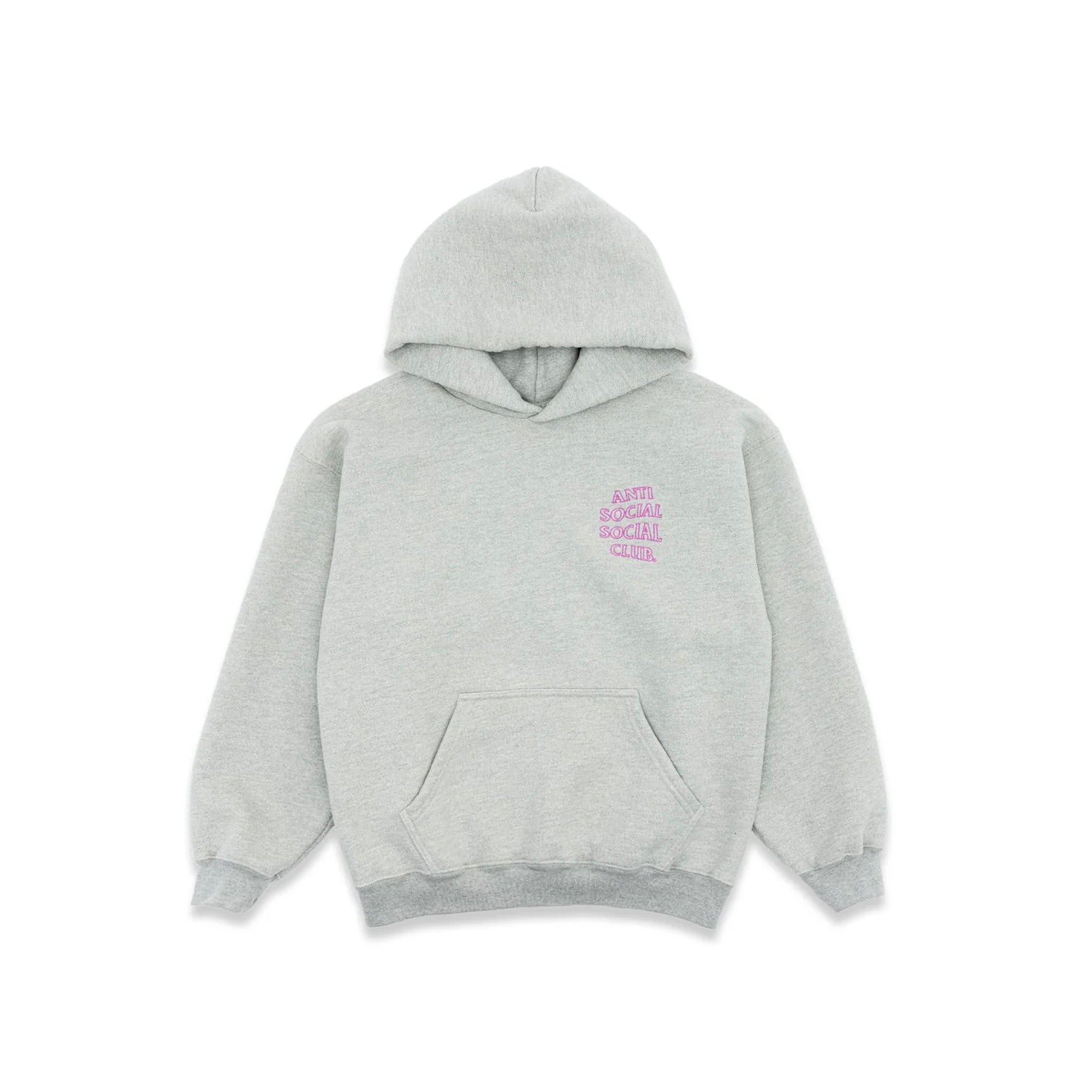 Anti Social Social Club Mens Applique Mind Games Hoodie