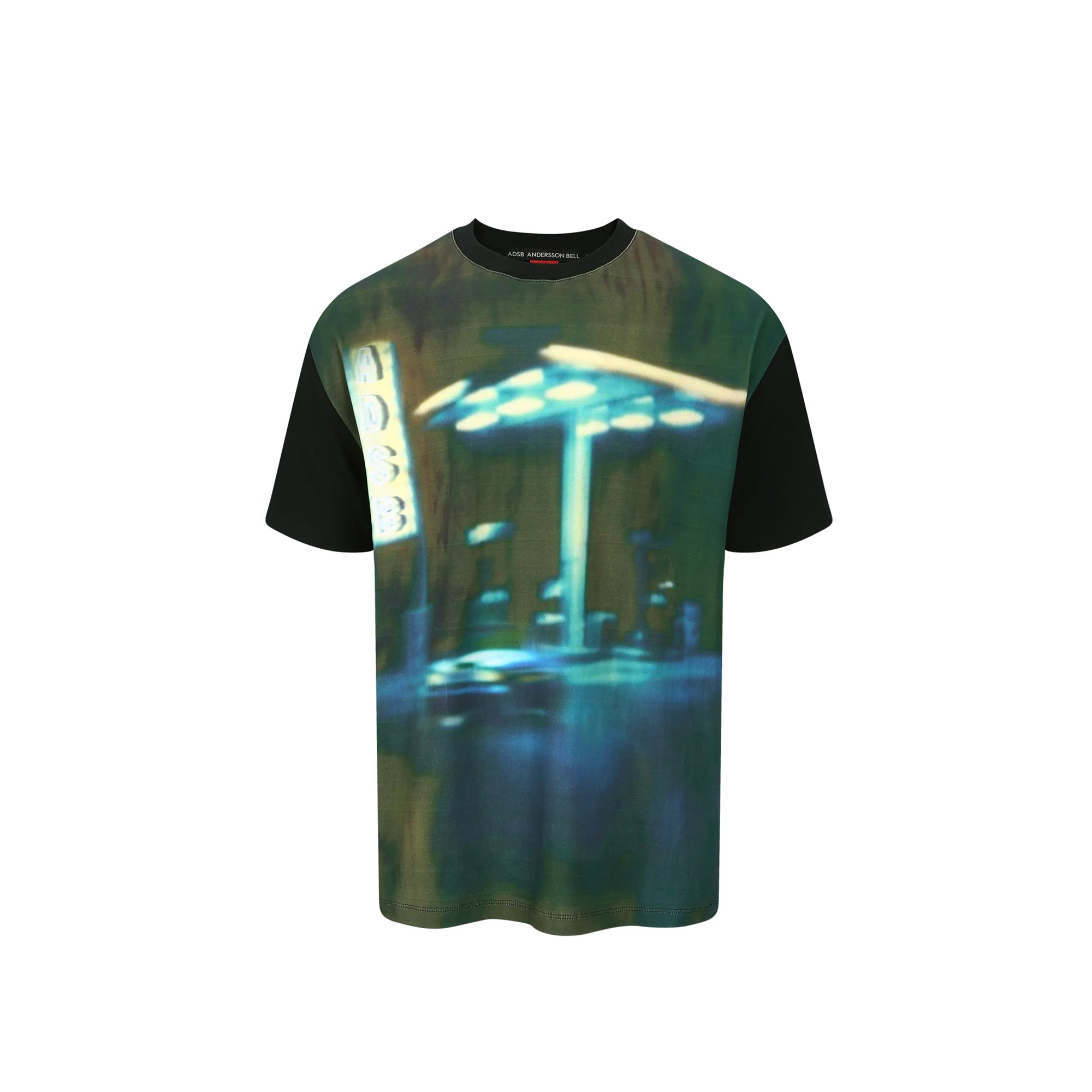 Andersson Bell Mens Gas Station Logo Tee
