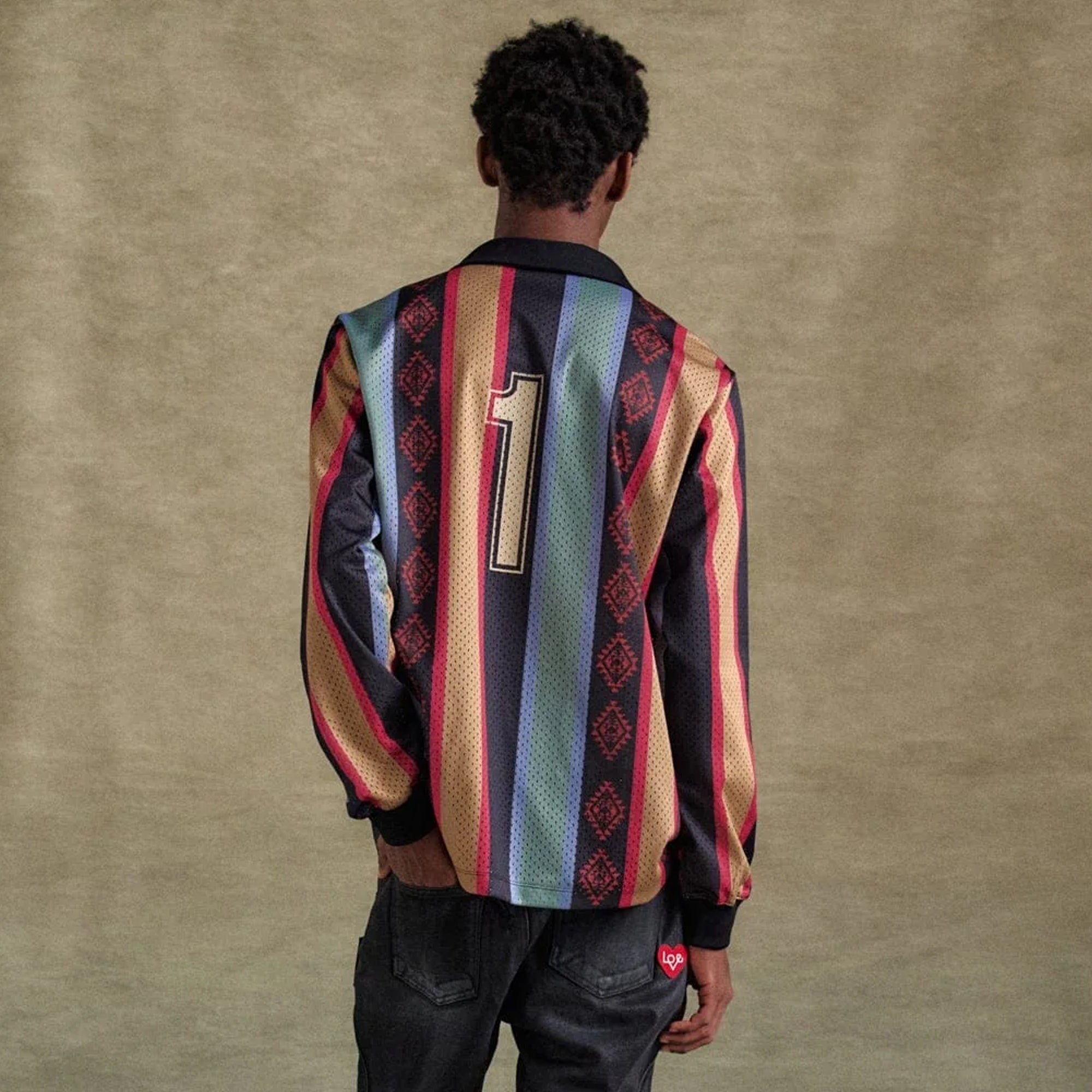 Andersson Bell Mens Navajo Stripe Jersey Top