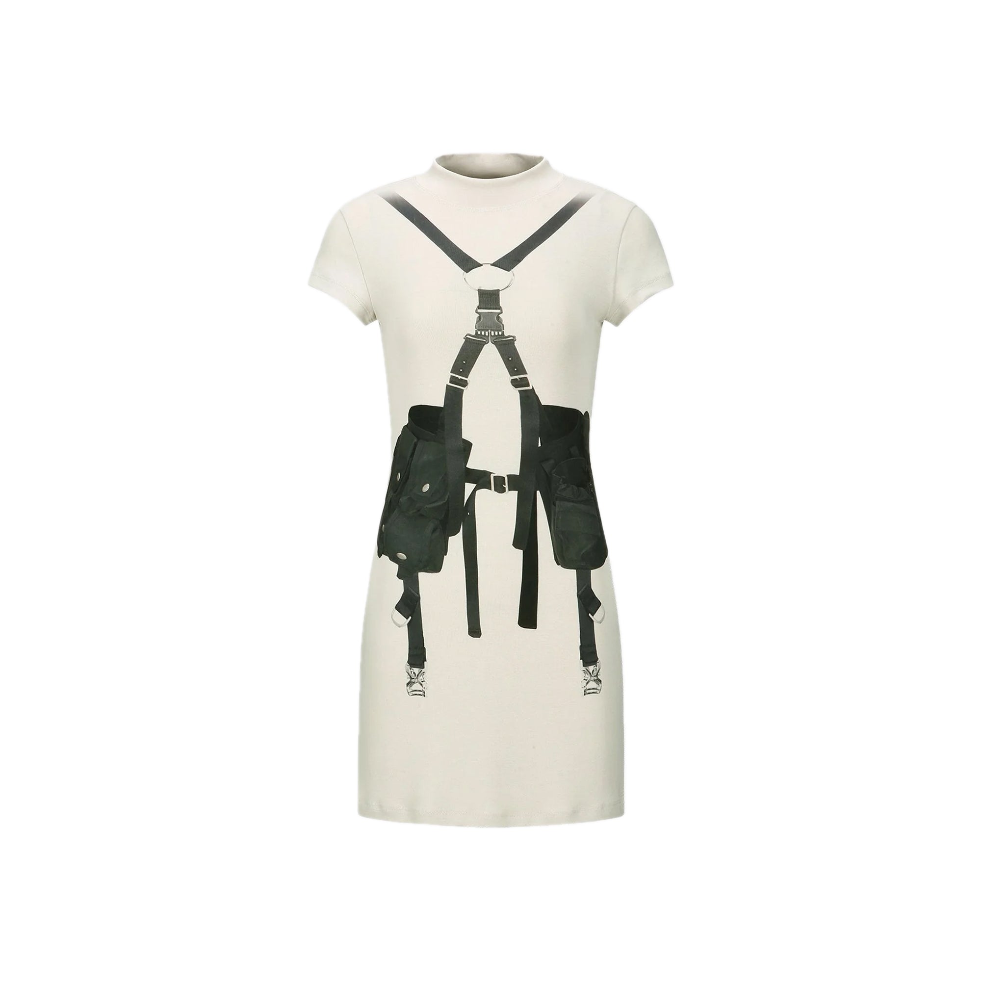 Andersson Bell Womens Utillity Vest Trompe L'oeil Dress