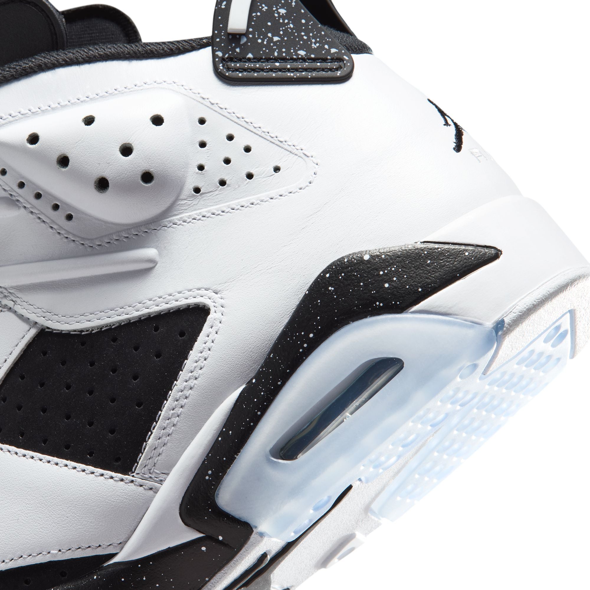 black white and ice blue sneakers on a white background