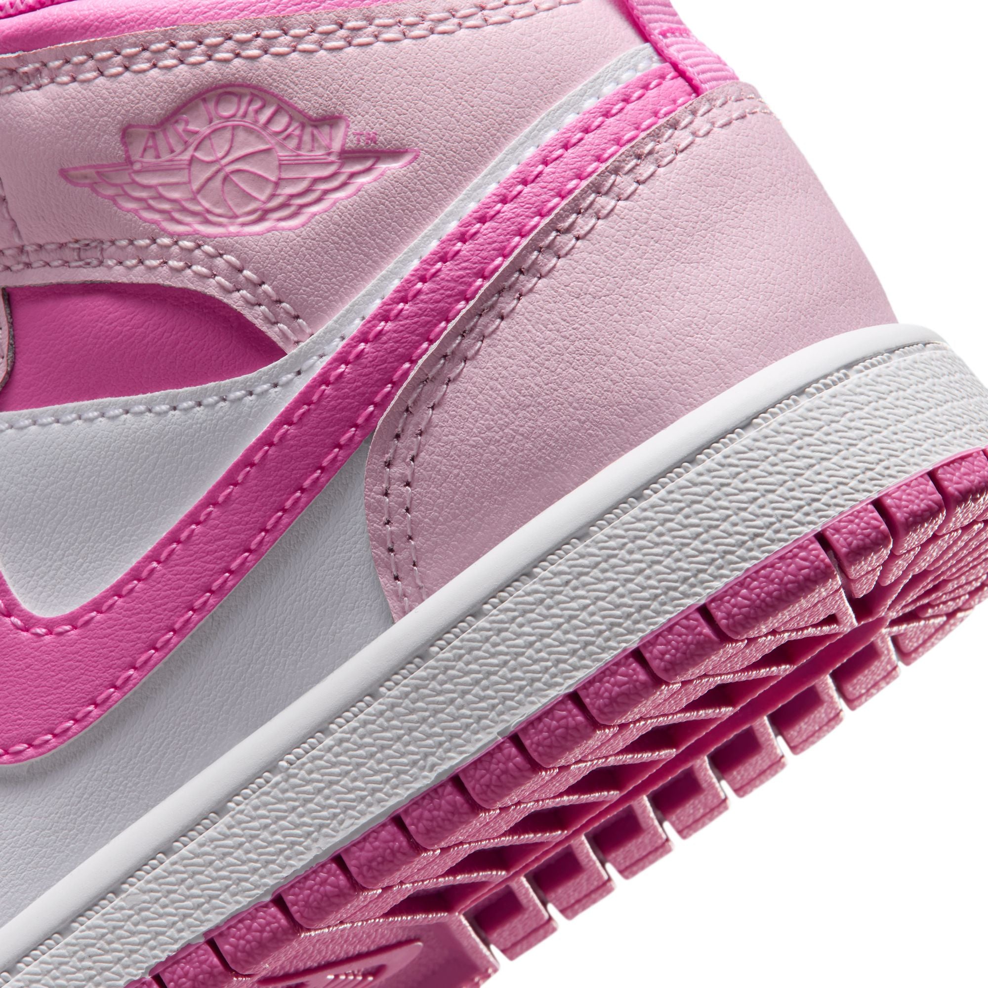 Pink Foam/pink Foam-china Rose-white Sneakers on a white background