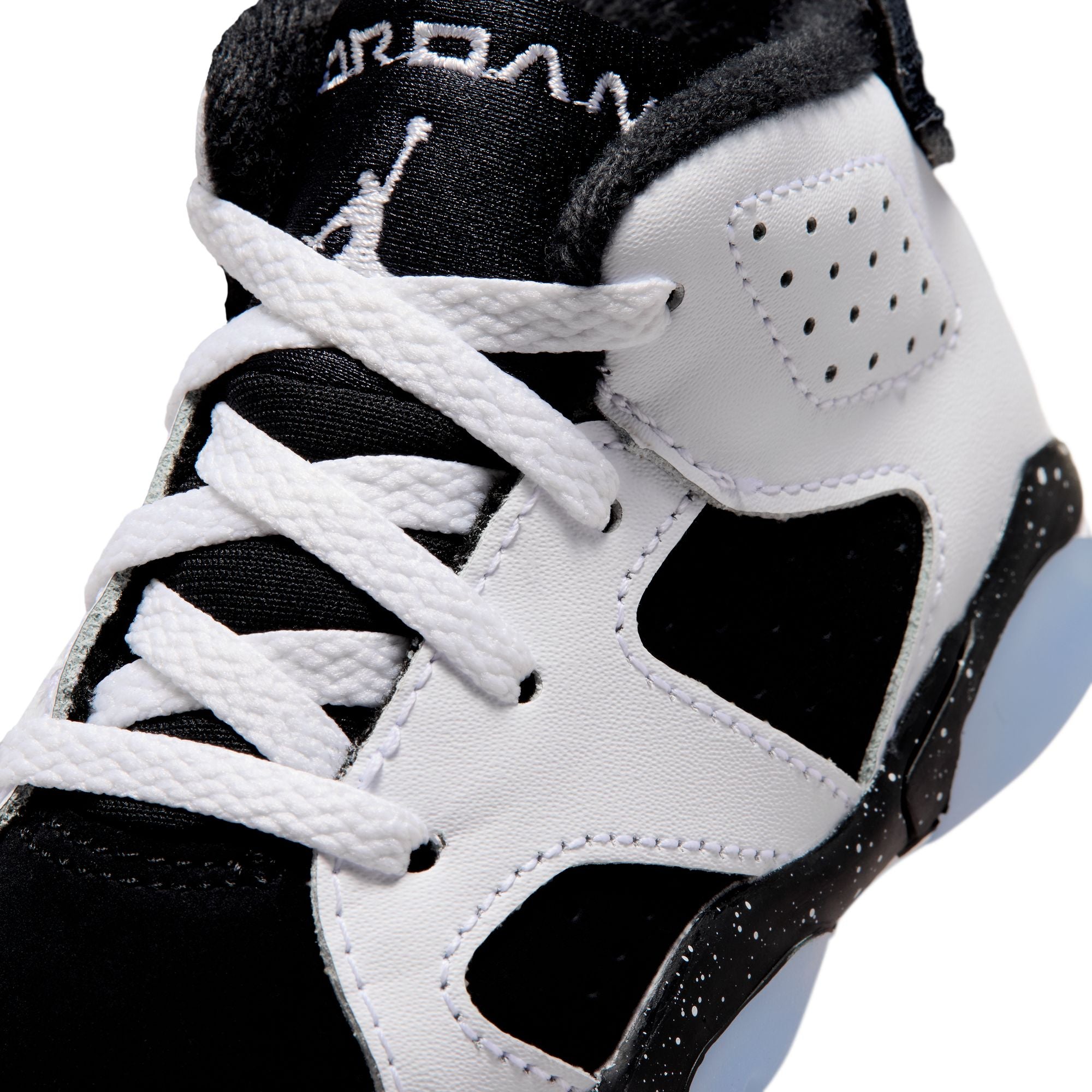 White/Black Sneakers on a white background