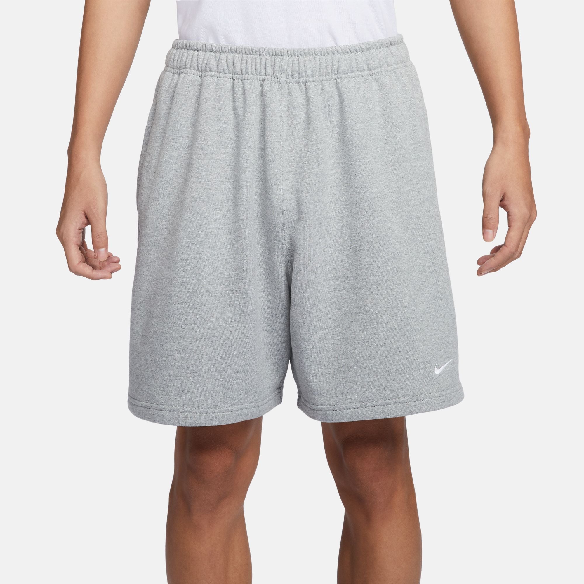 Nike Mens Solo Swoosh French Terry Shorts