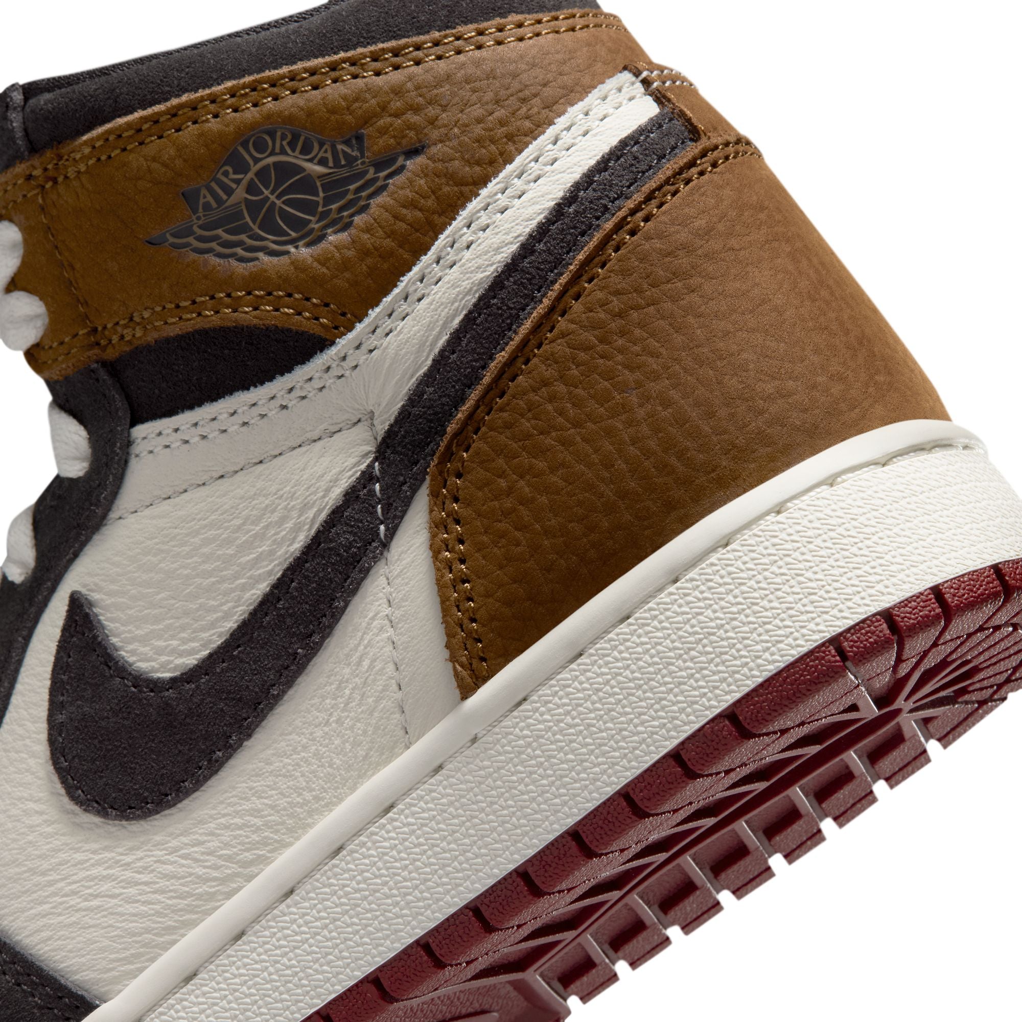 Shadow Brown/team Red-lt British Tan Sneakers on a white background