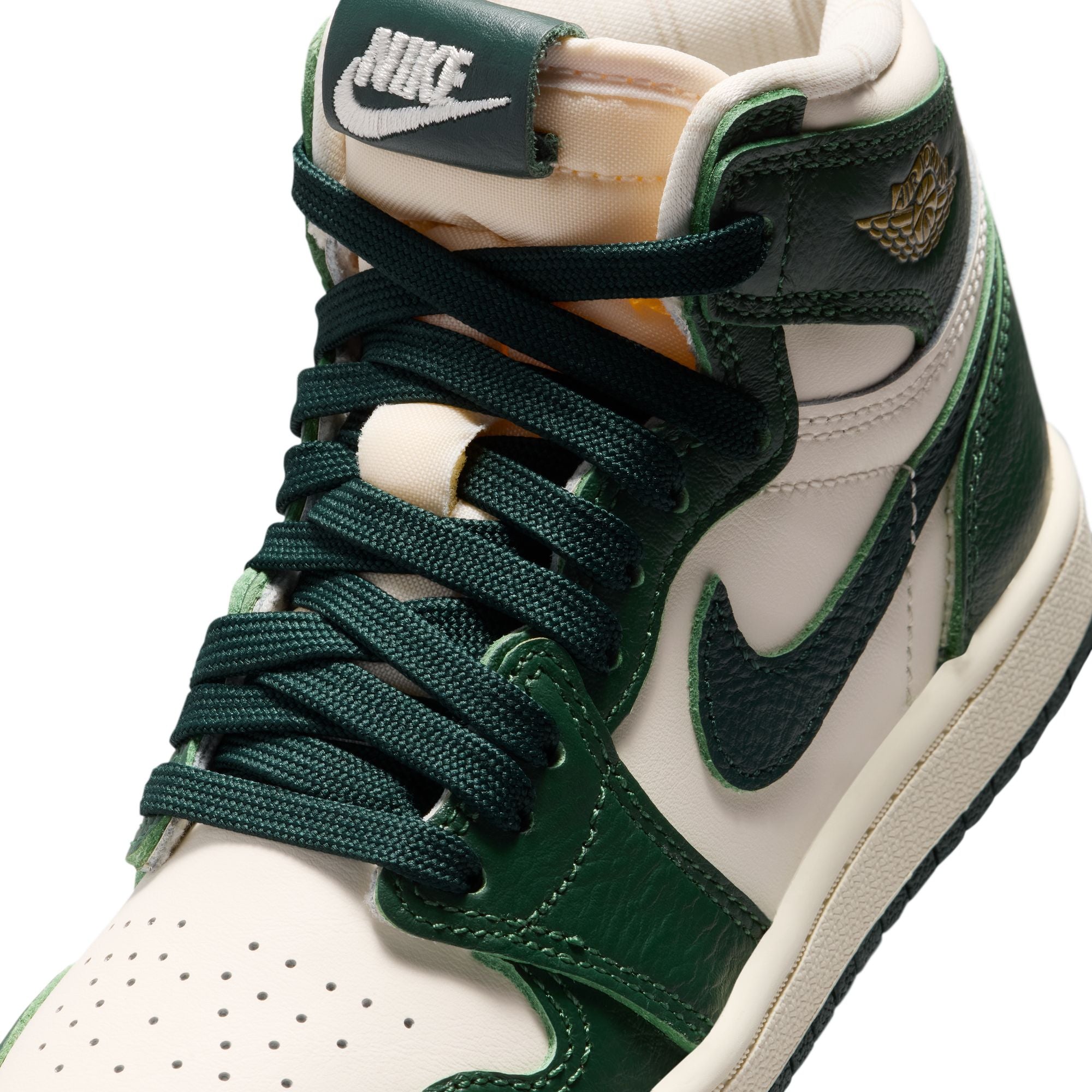 Air Jordan 1 Little Kids Retro High OG "Fir Pro Green" Shoes