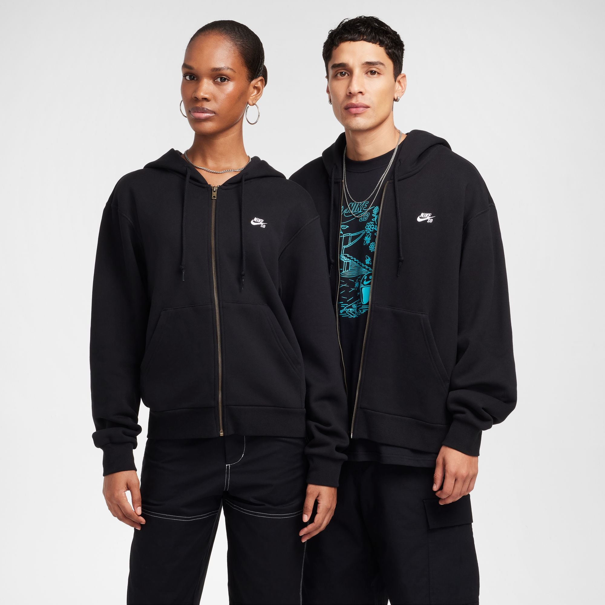 Nike SB Mens Full-Zip Skate Hoodie