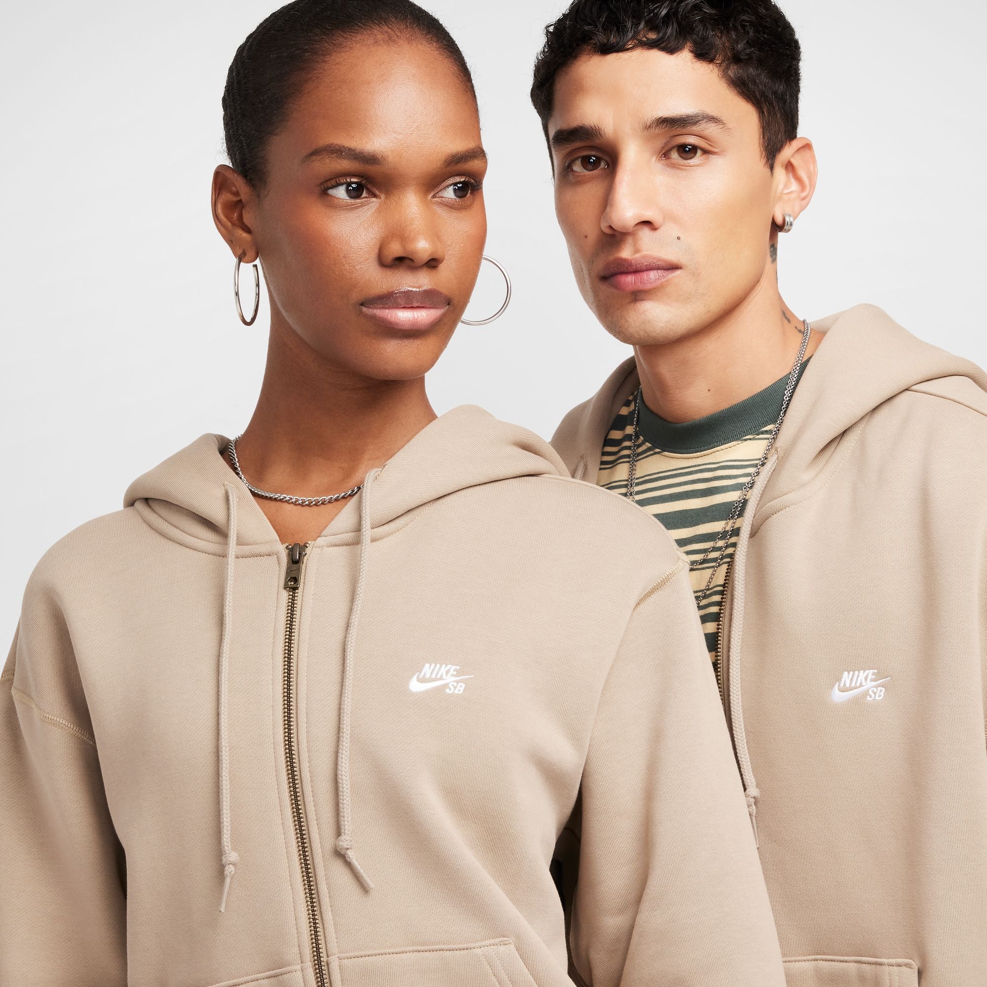 Nike SB Mens Full-Zip Fleece Skate Hoodie