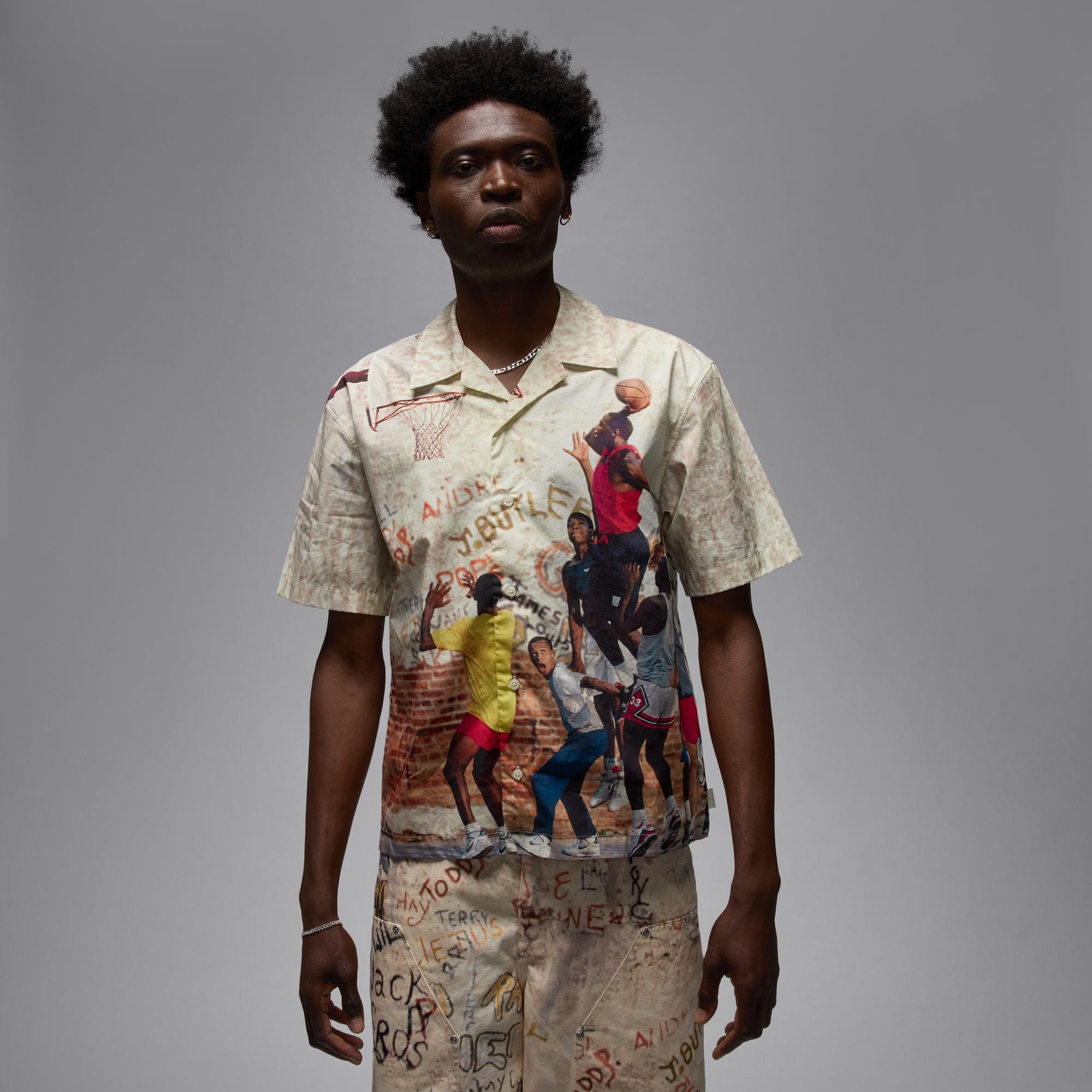 Air Jordan Mens Camp Shirt
