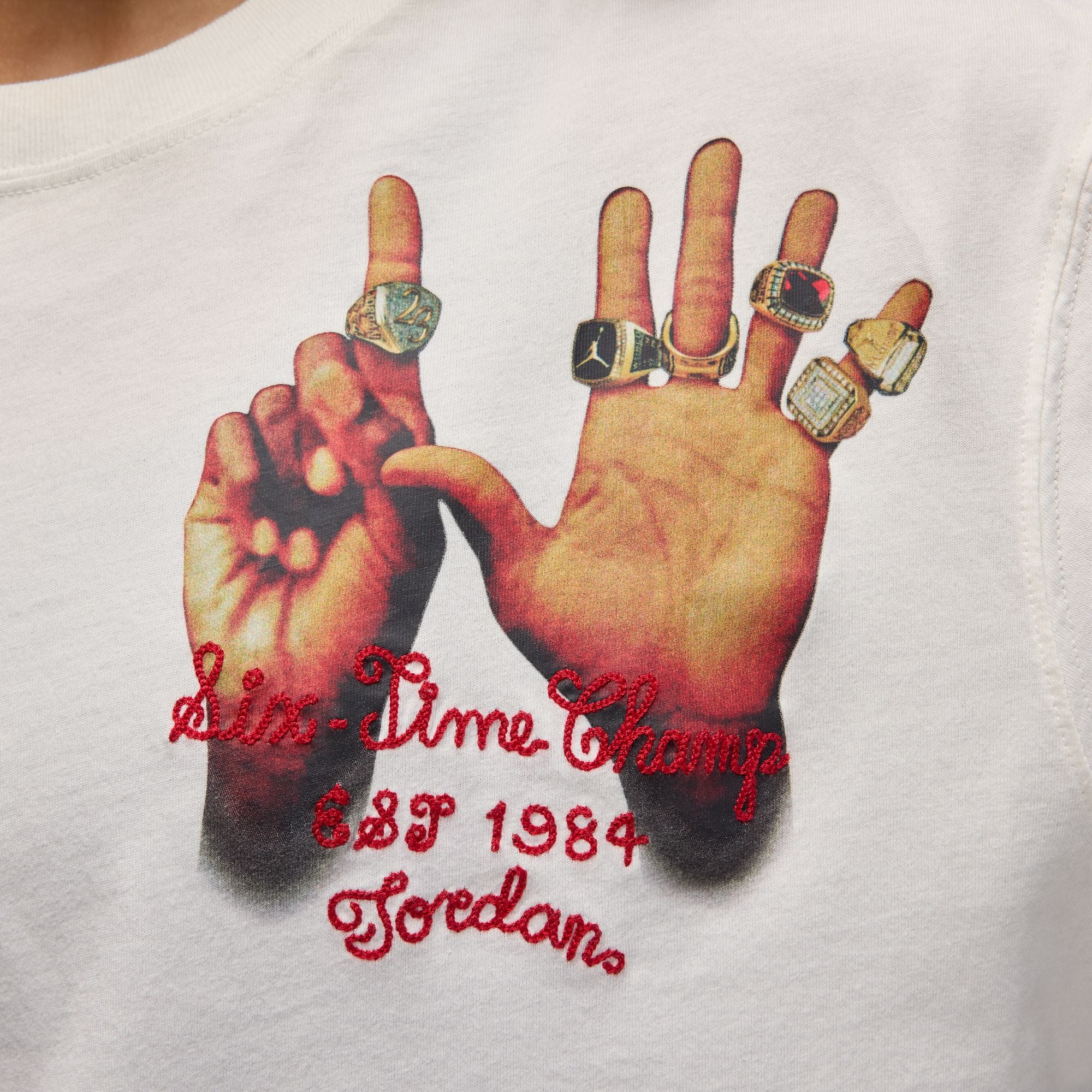 Air Jordan Womens Rings Graphic Tee