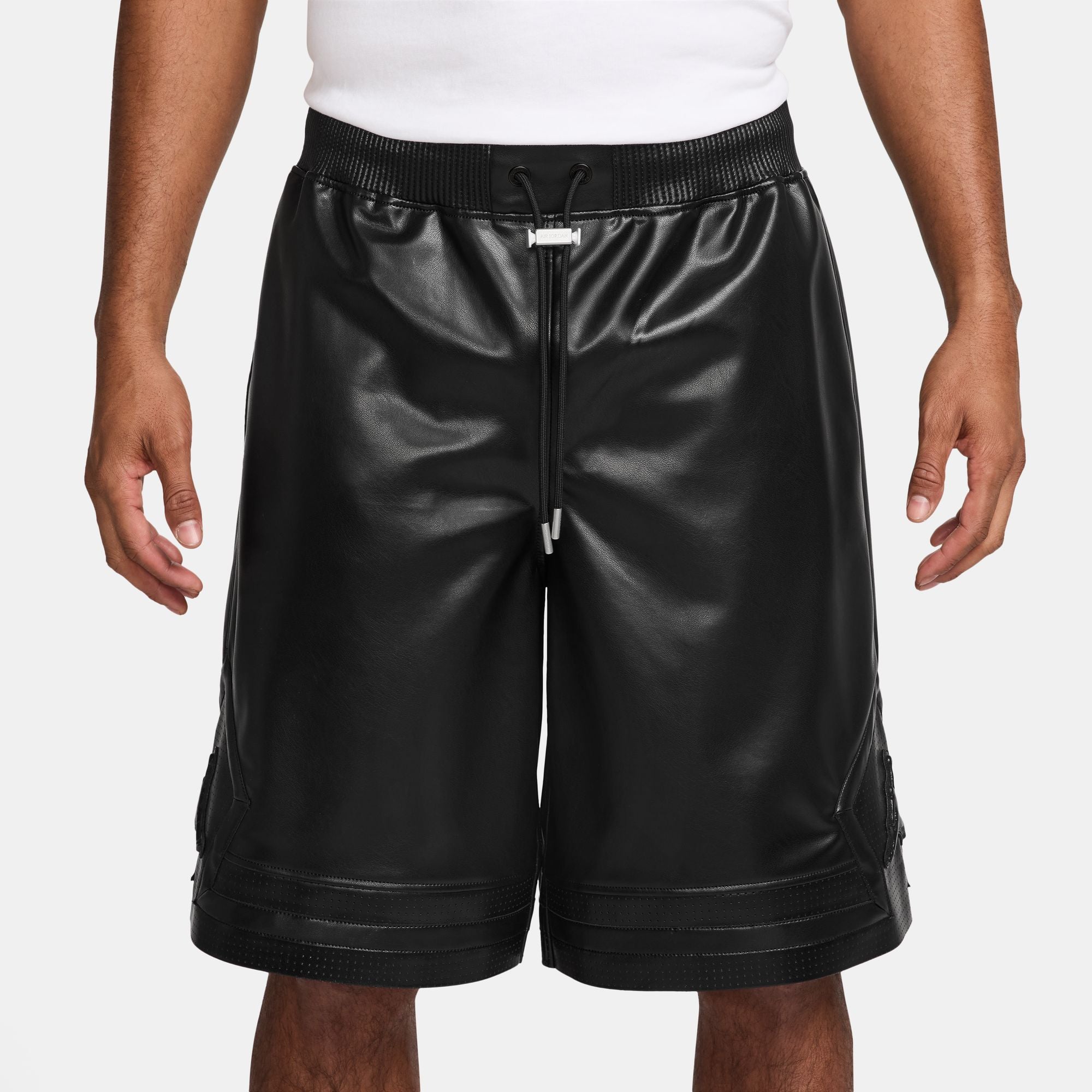 Air Jordan Mens Vegan Leather Diamond Shorts