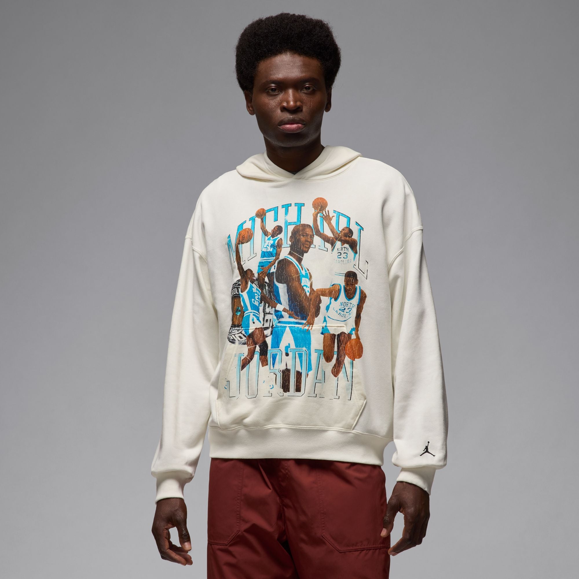 Air Jordan Mens Flight Oversized Pullover Hoodie