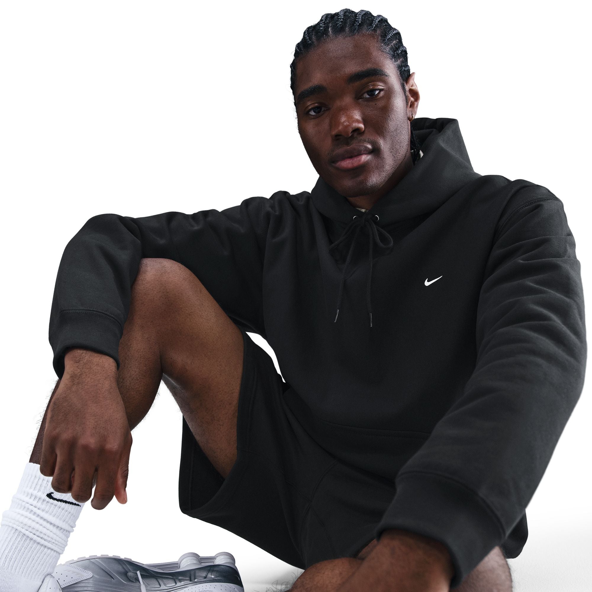 Nike Mens Solo Swoosh Pullover Hoodie