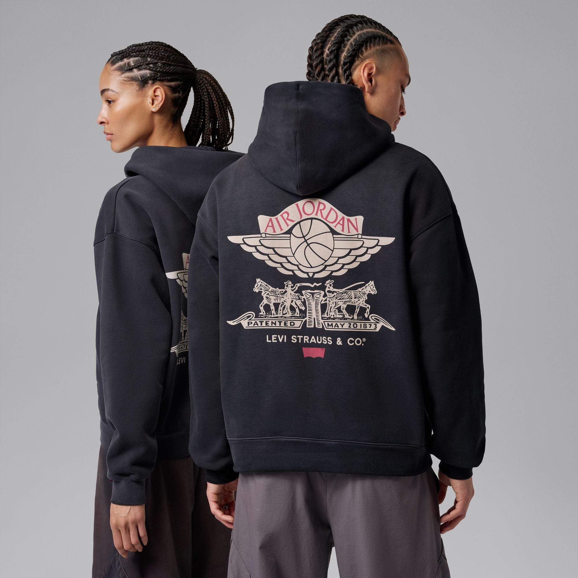 Air Jordan x Levi's Mens Full-Zip Hoodie
