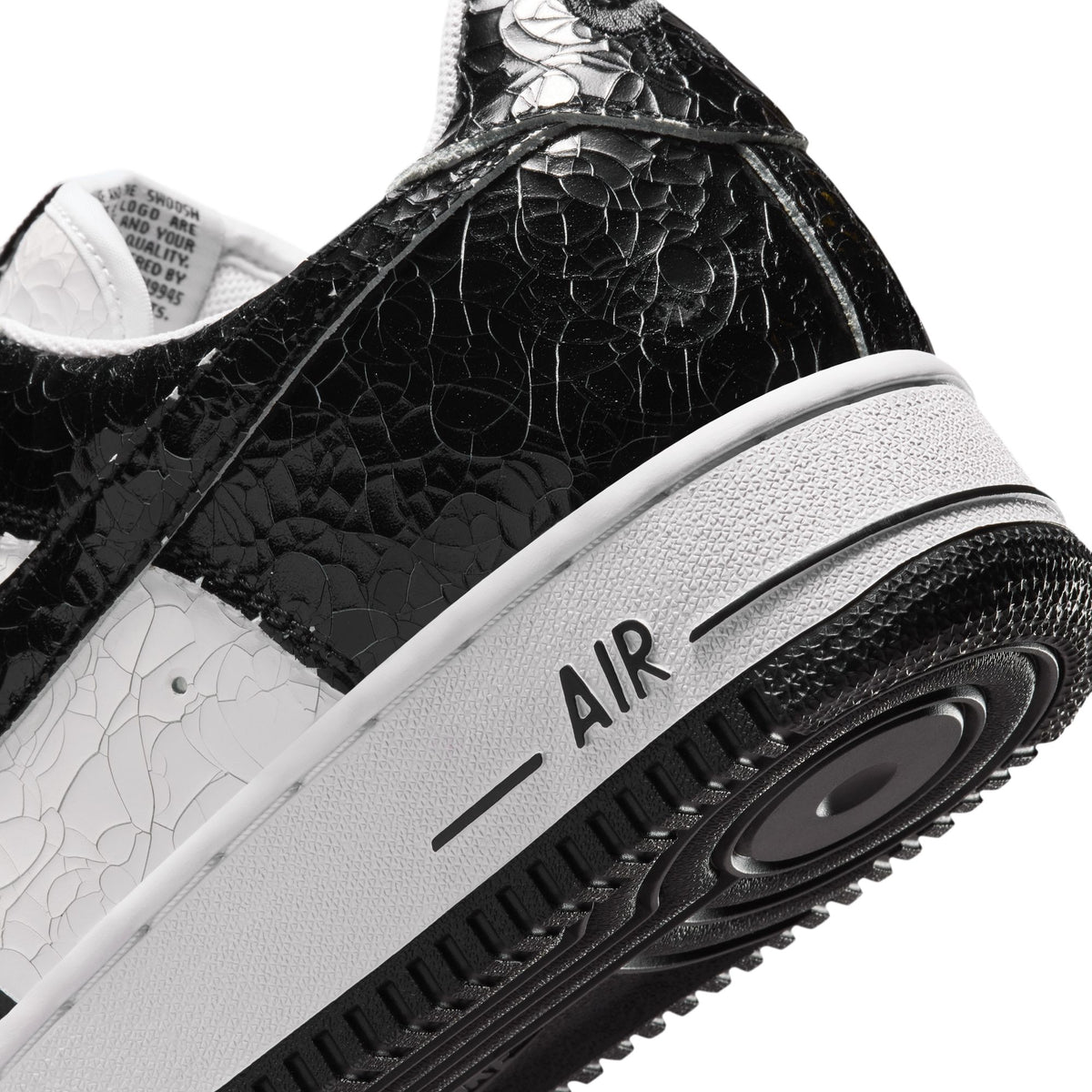Nike Mens Air Force 1 Low Cracked Leather Shoes