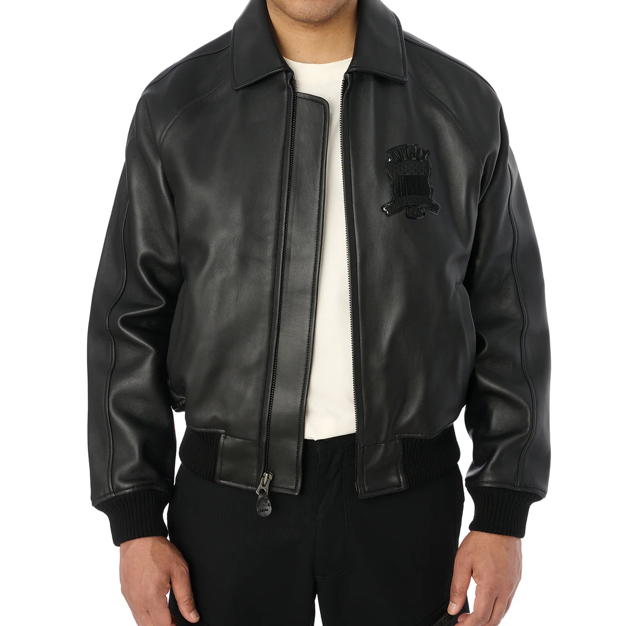 Avirex Mens Black Icon Jacket