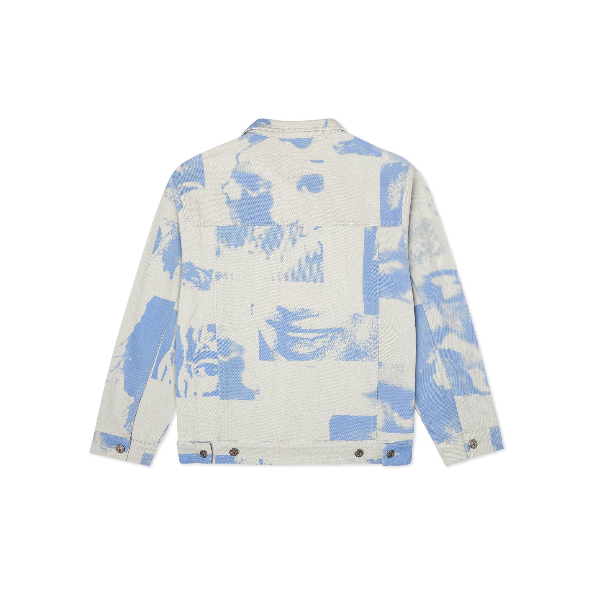 Kidsuper Mens Faces Collage Denim Jacket