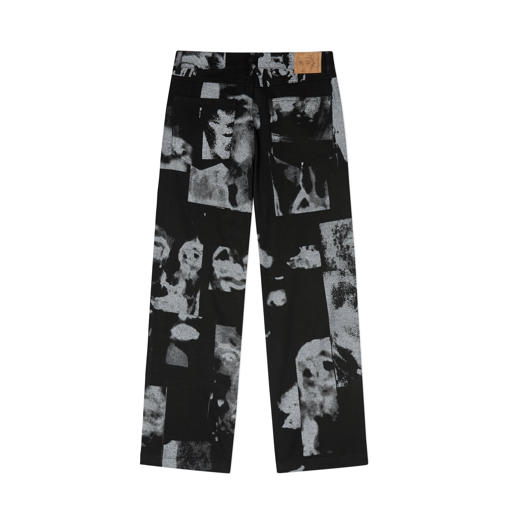Kidsuper Mens Faces Collage Twill Pants