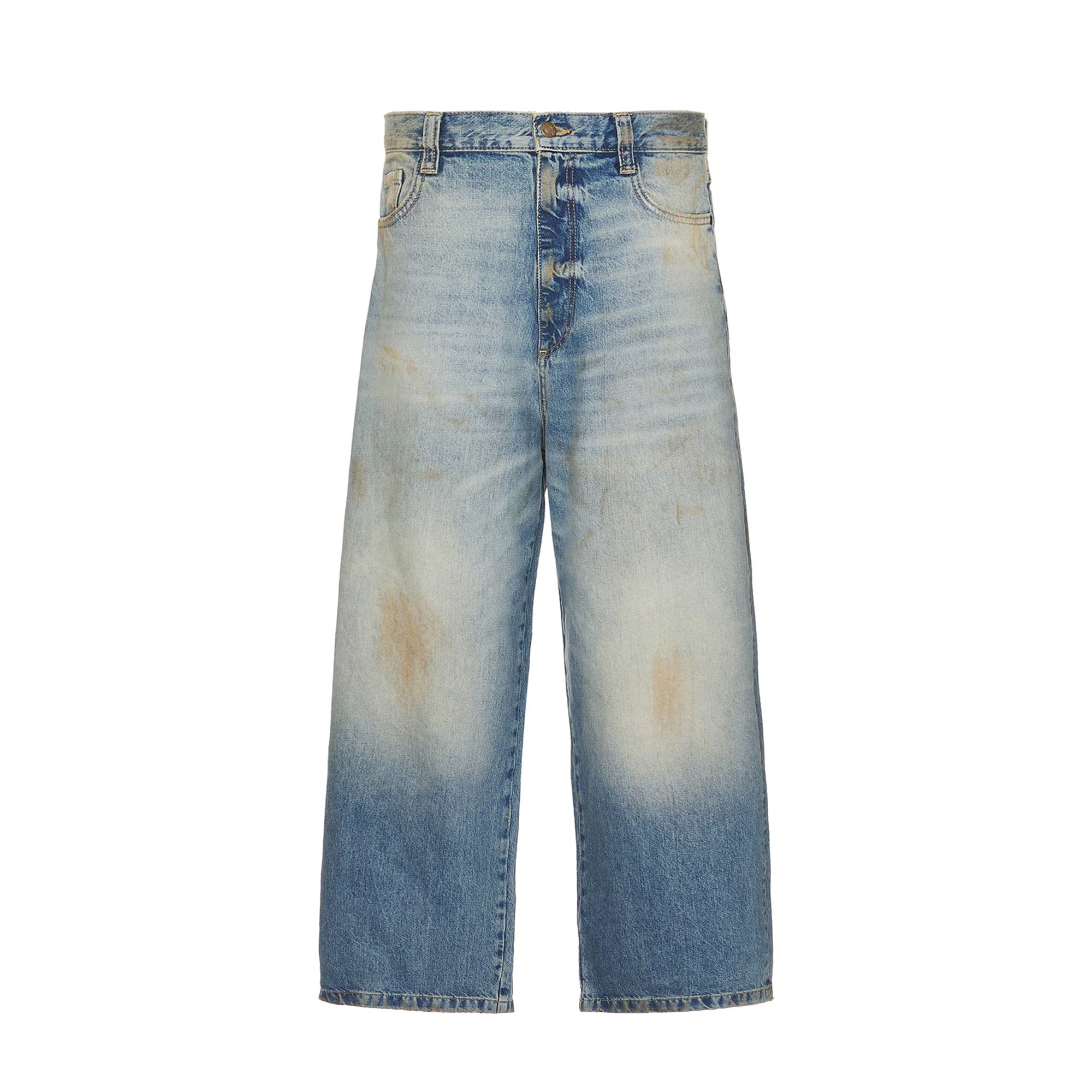 Boiler Room Mens Printed 5 Pocket Jeans