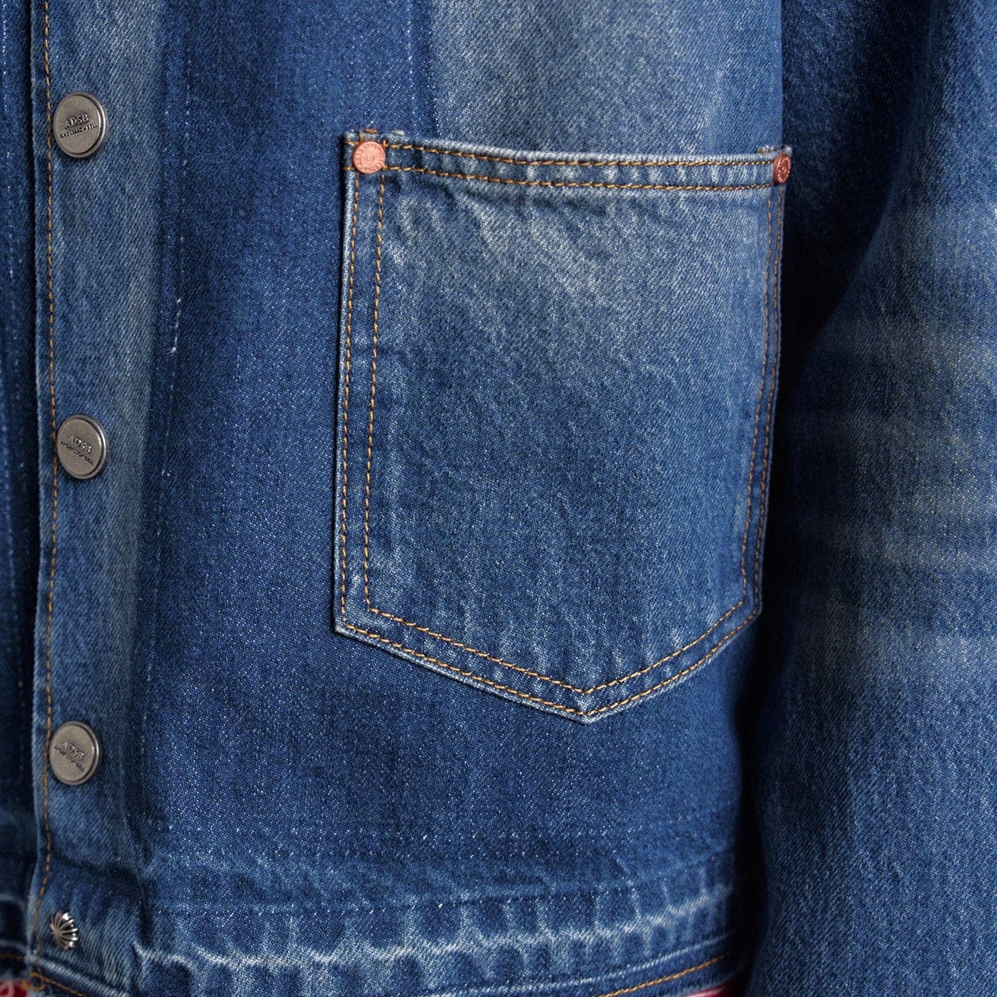 Andersson Bell Mens Rodeo Motorcycle Denim Jacket