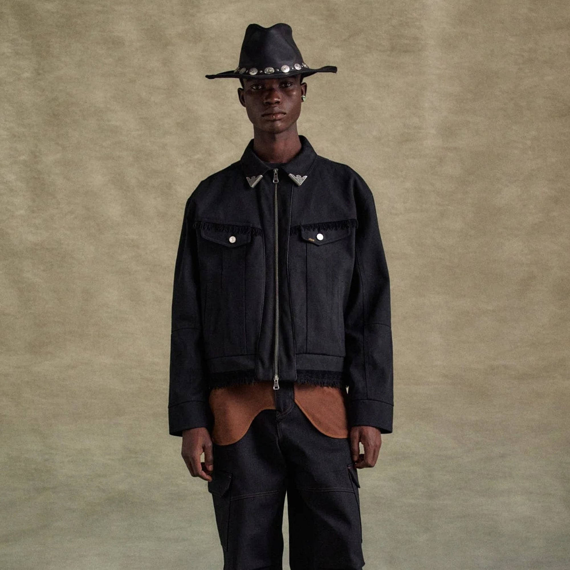 Andersson Bell Mens Cowboy Cotton Zip-Up Jacket