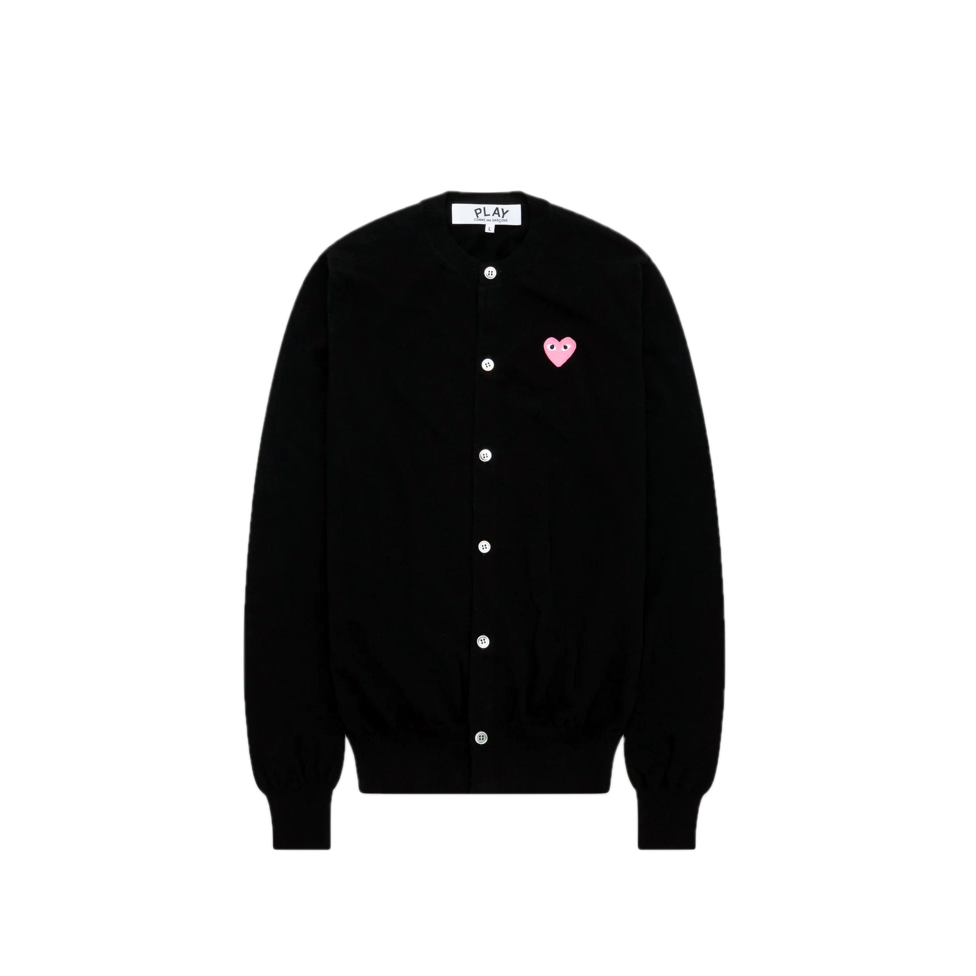 Comme des Garcons PLAY Mens Round Neck Cardigan