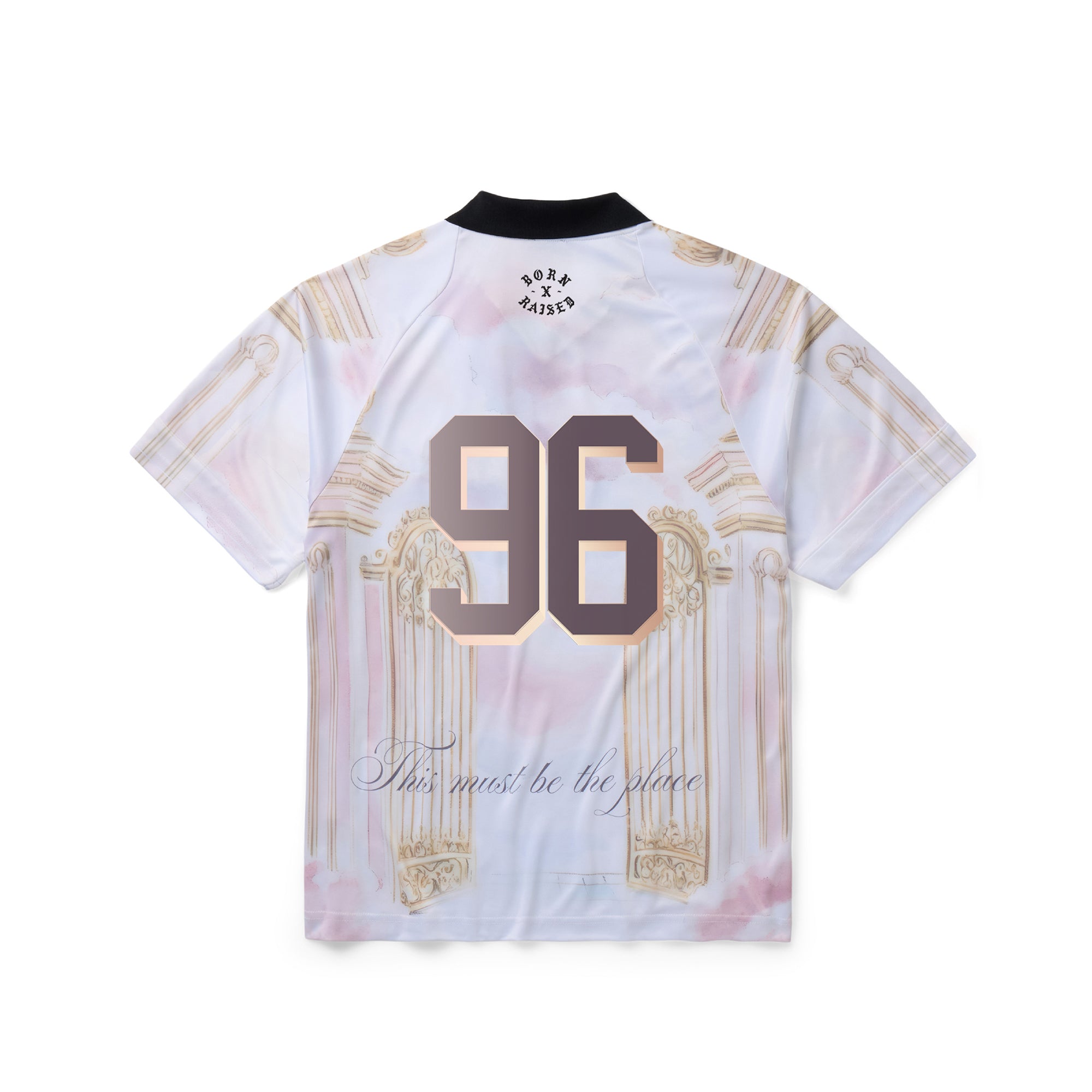 Born X Raised Mens Heaven Soccer Jersey