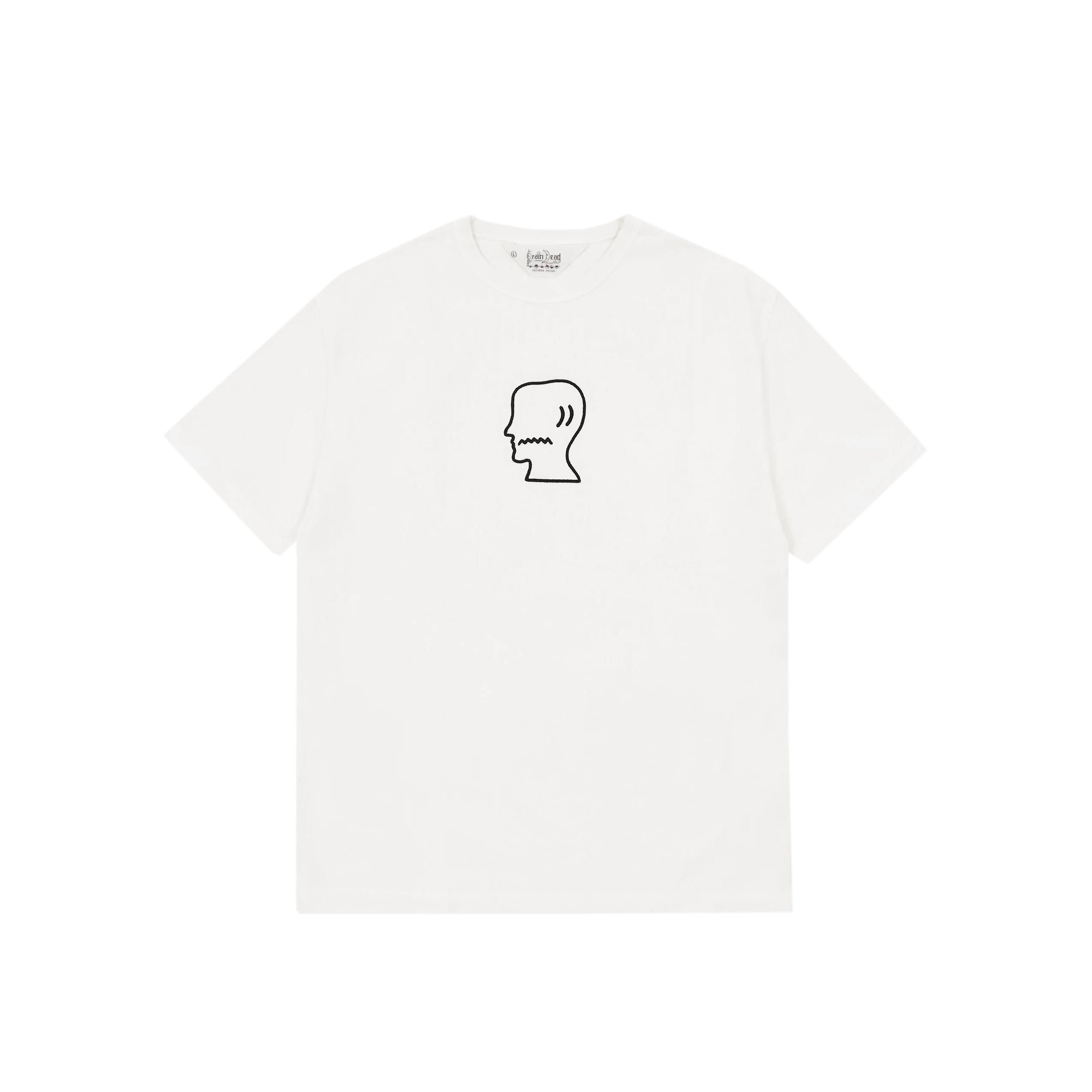 Brain Dead Mens Heavyweight 3D Embroidery Logohead Tee