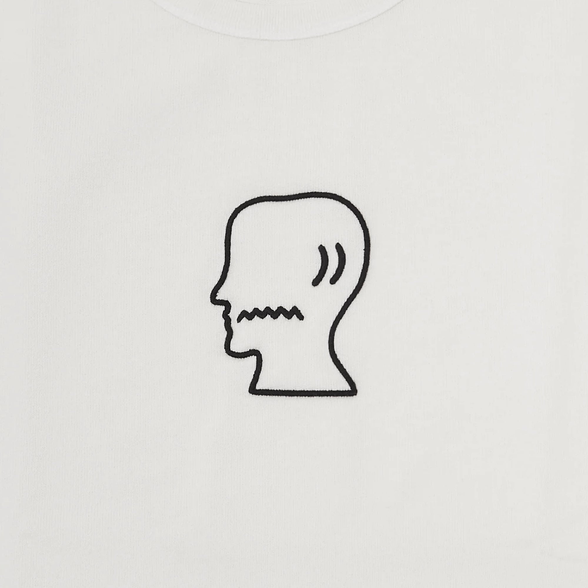 Brain Dead Mens Heavyweight 3D Embroidery Logohead Tee