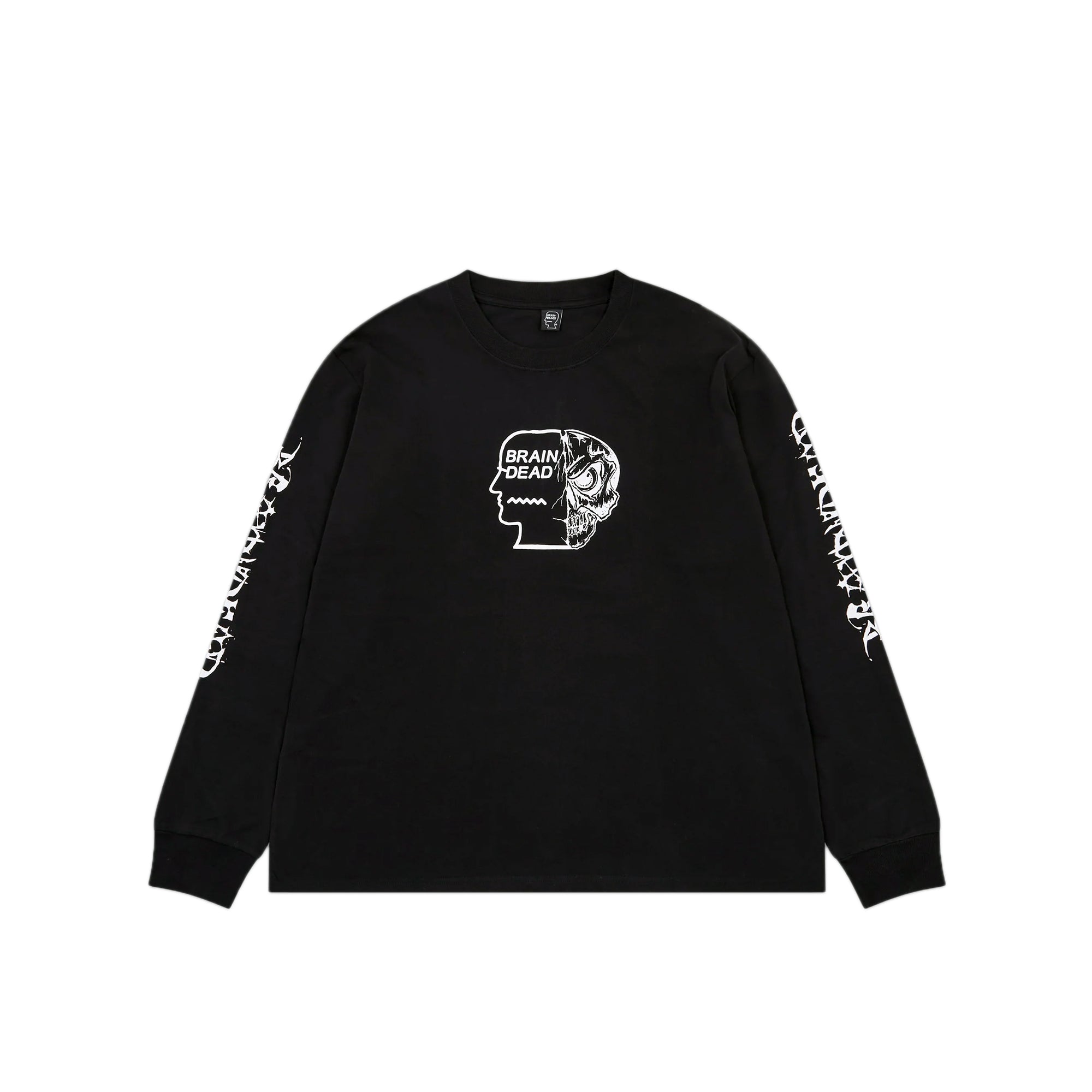 Brain Dead Mens Skull Mech Long Sleeve Tee
