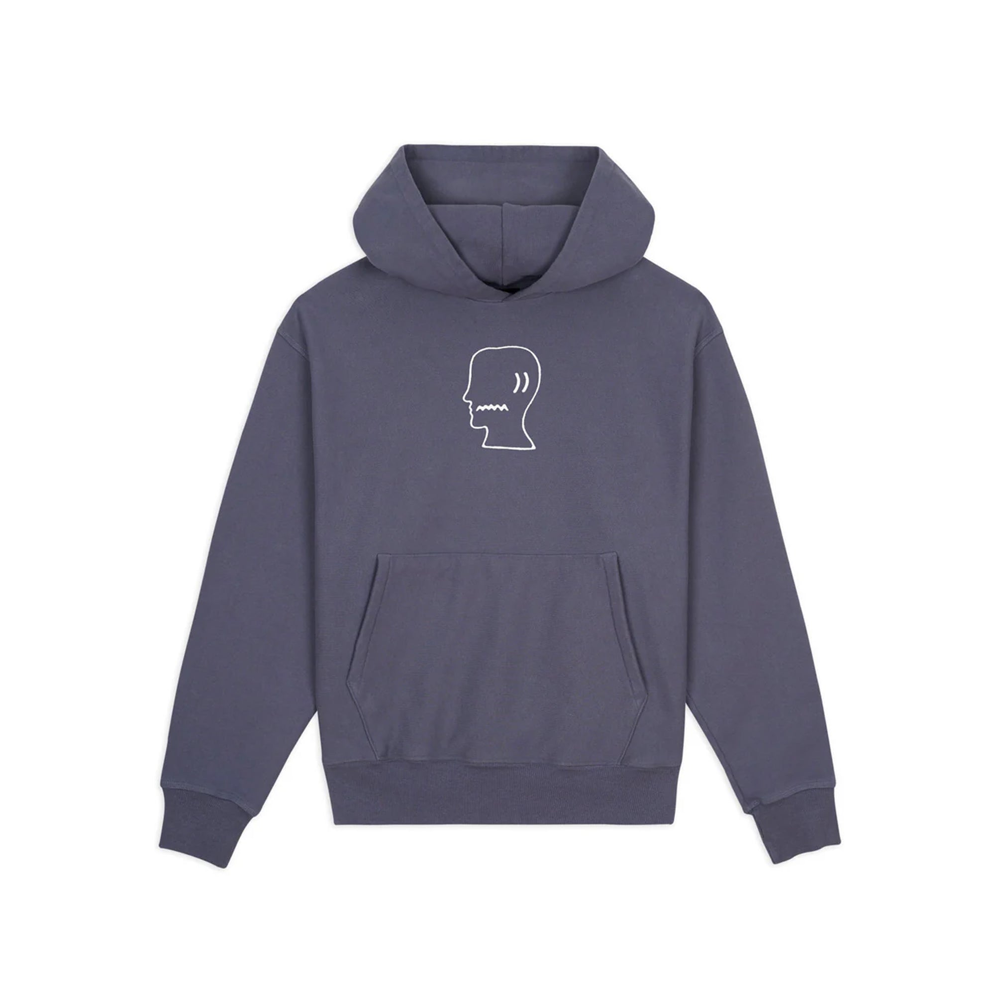 Brain Dead Mens Logo Head Hoodie