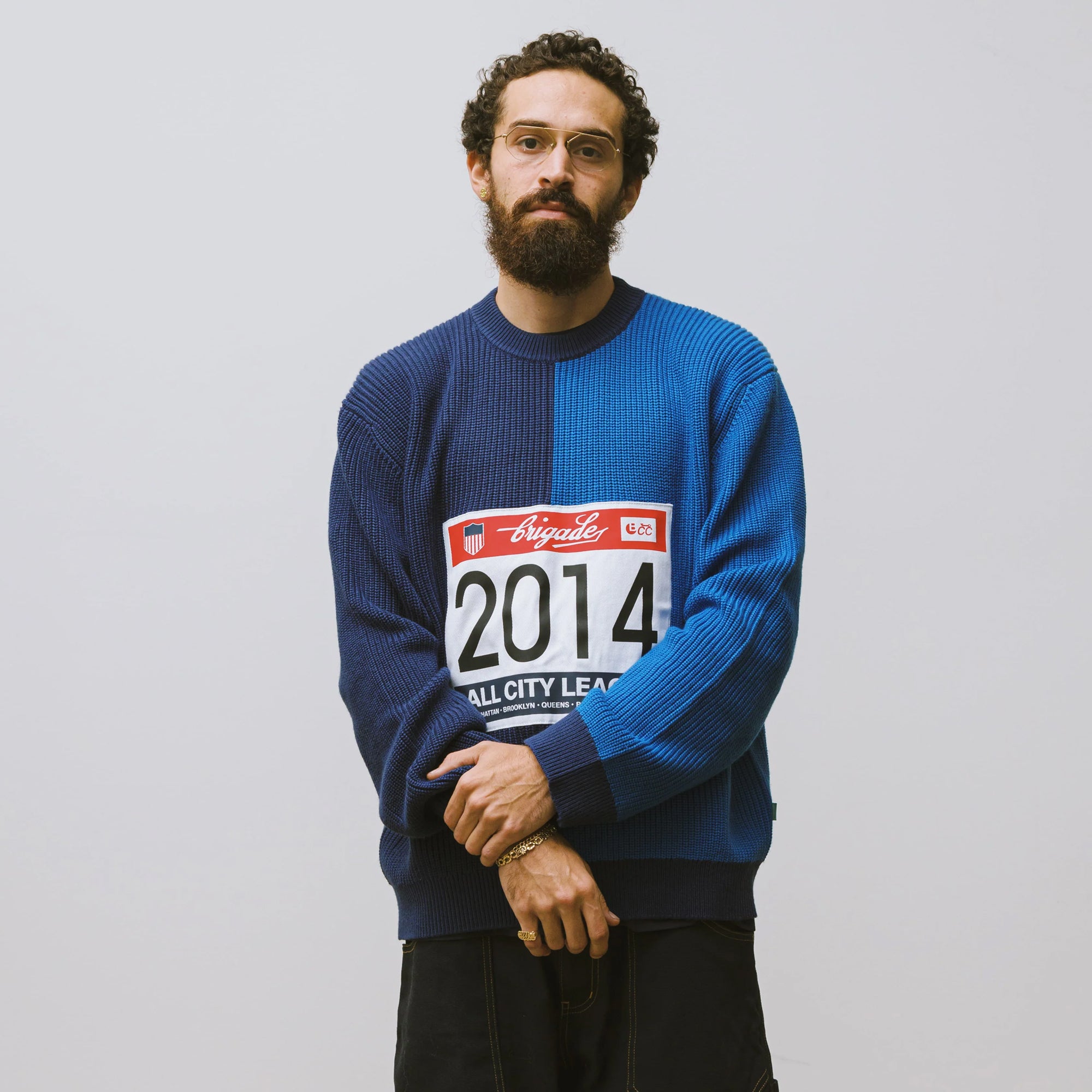 Brigade Mens Crit Plate Knit Sweater
