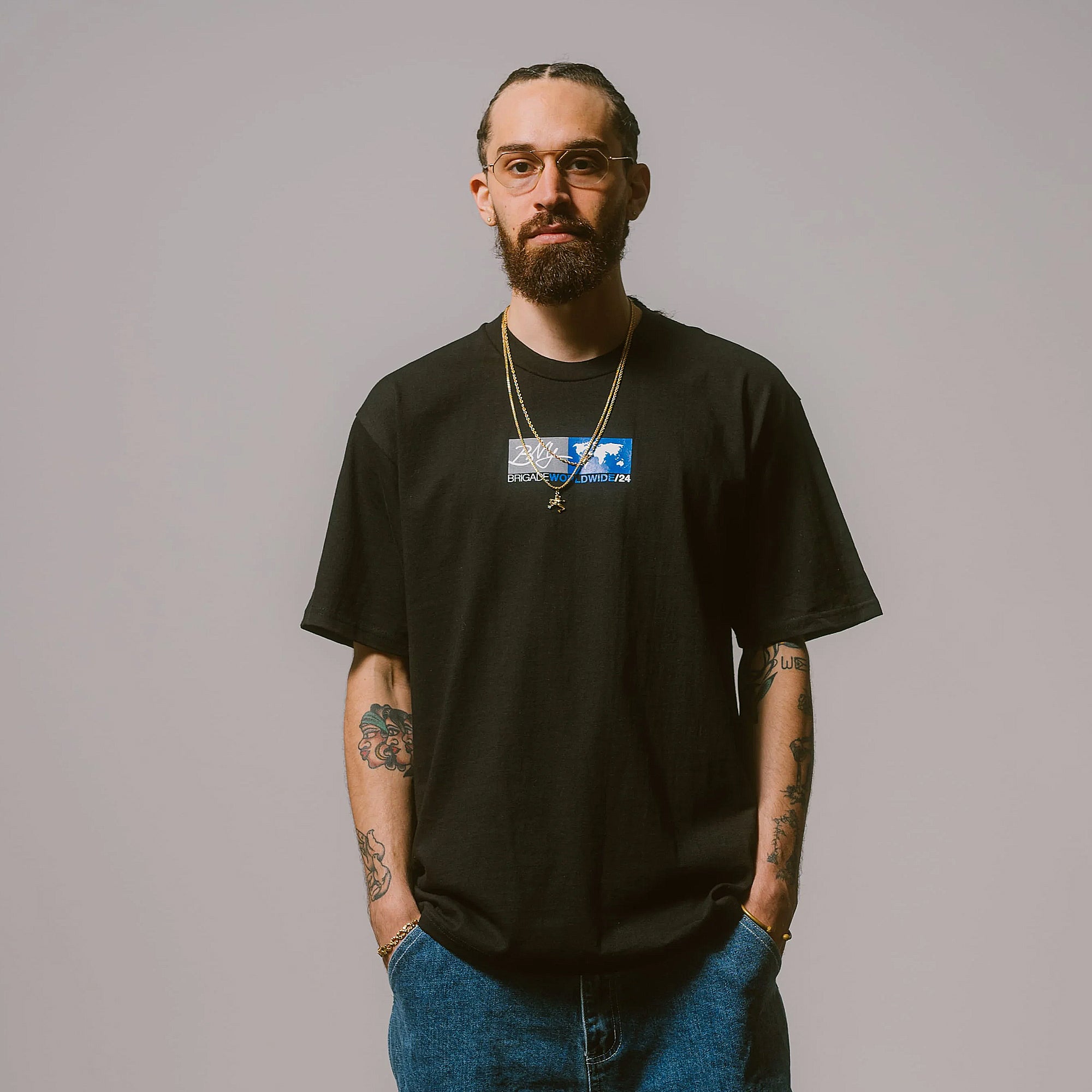 Brigade Mens BNY Worldwide Tee