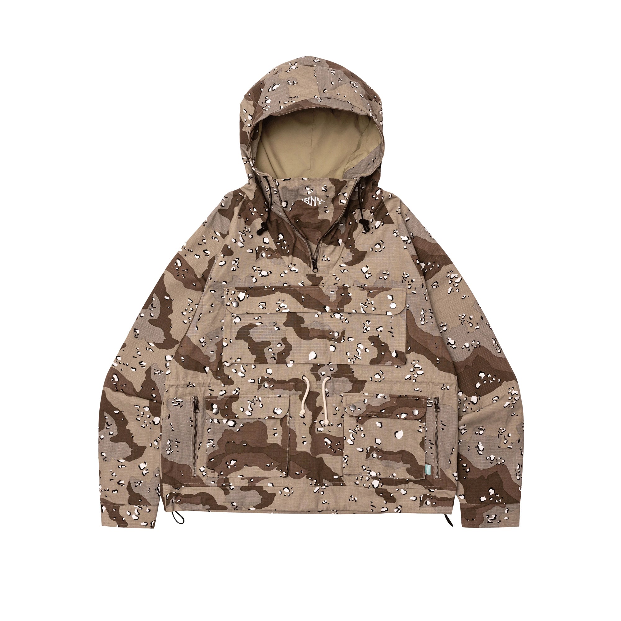 Brigade Mens Ripstop Camo Mountain Smock Jacket