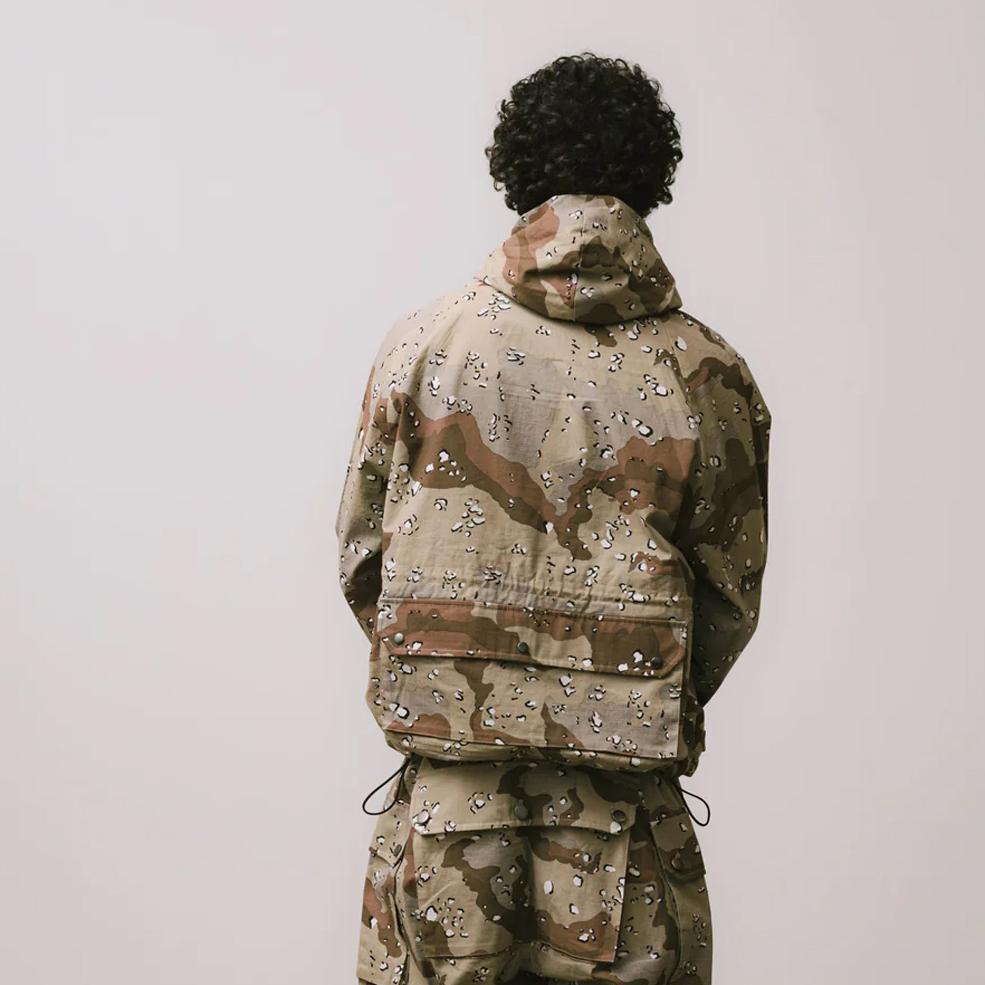 Brigade Mens Ripstop Camo Mountain Smock Jacket
