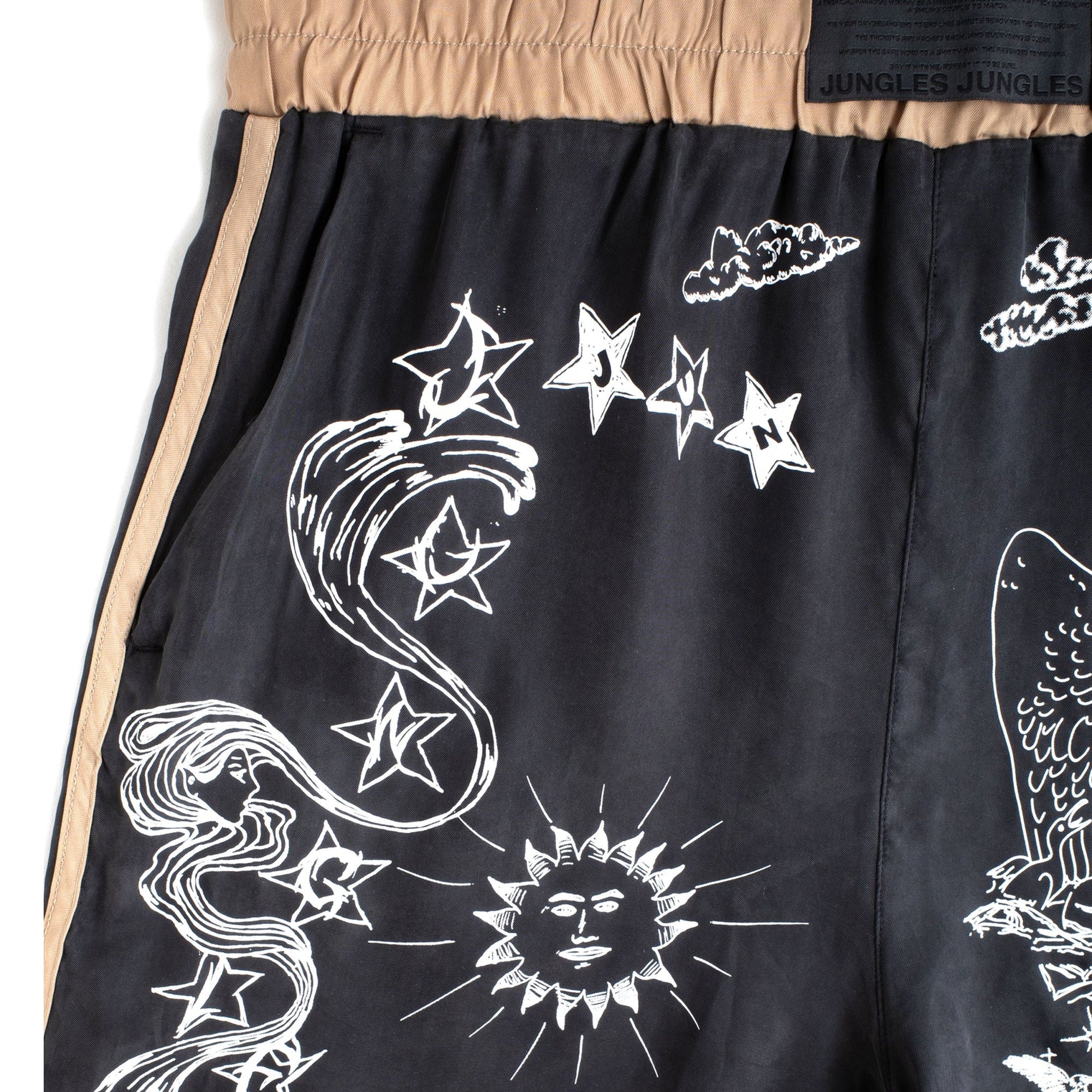 Jungles Mens Scibbles Boxing Shorts